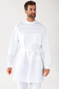 Kurzmantel Herren - Wickelform weiss