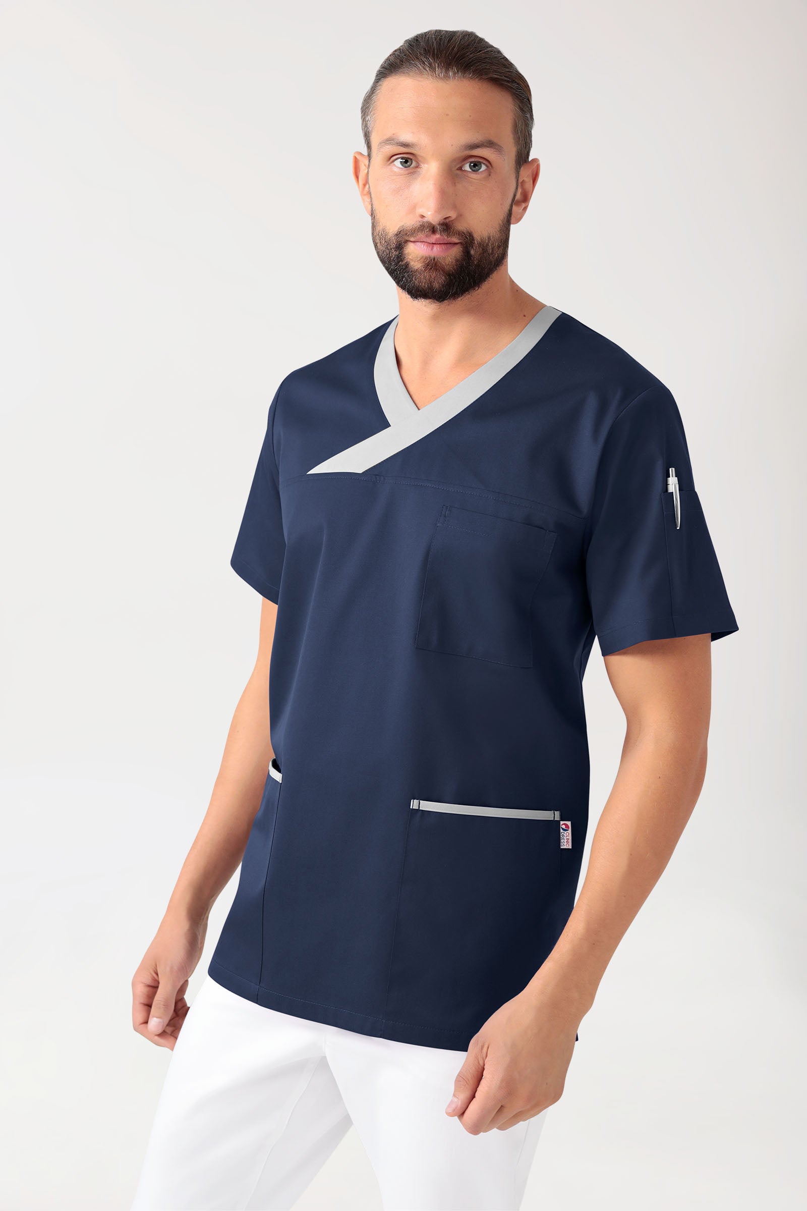 CORE Schlupfkasack Herren navy/grau