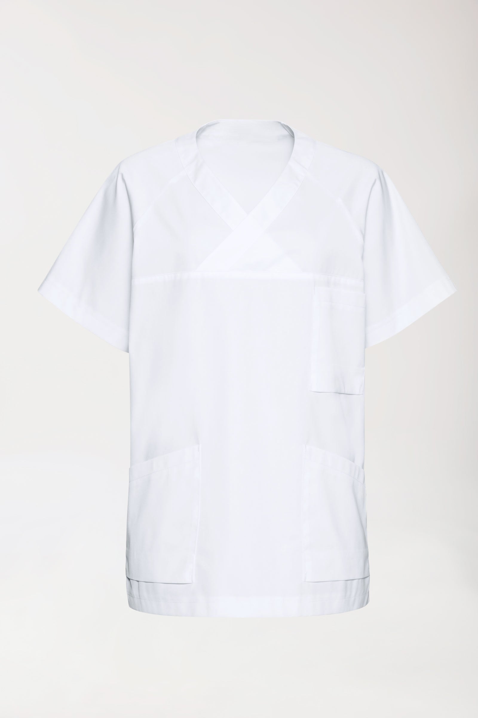 DER Kasack-Kasack Herren - V-Ausschnitt weiss