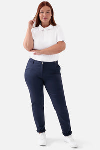 COMFY FLEX Hose Damen - Chino Style navy