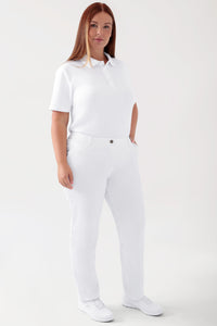COMFY FLEX Hose Damen - Chino Style weiss