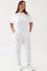 COMFY FLEX Hose Damen - Jogpants weiss