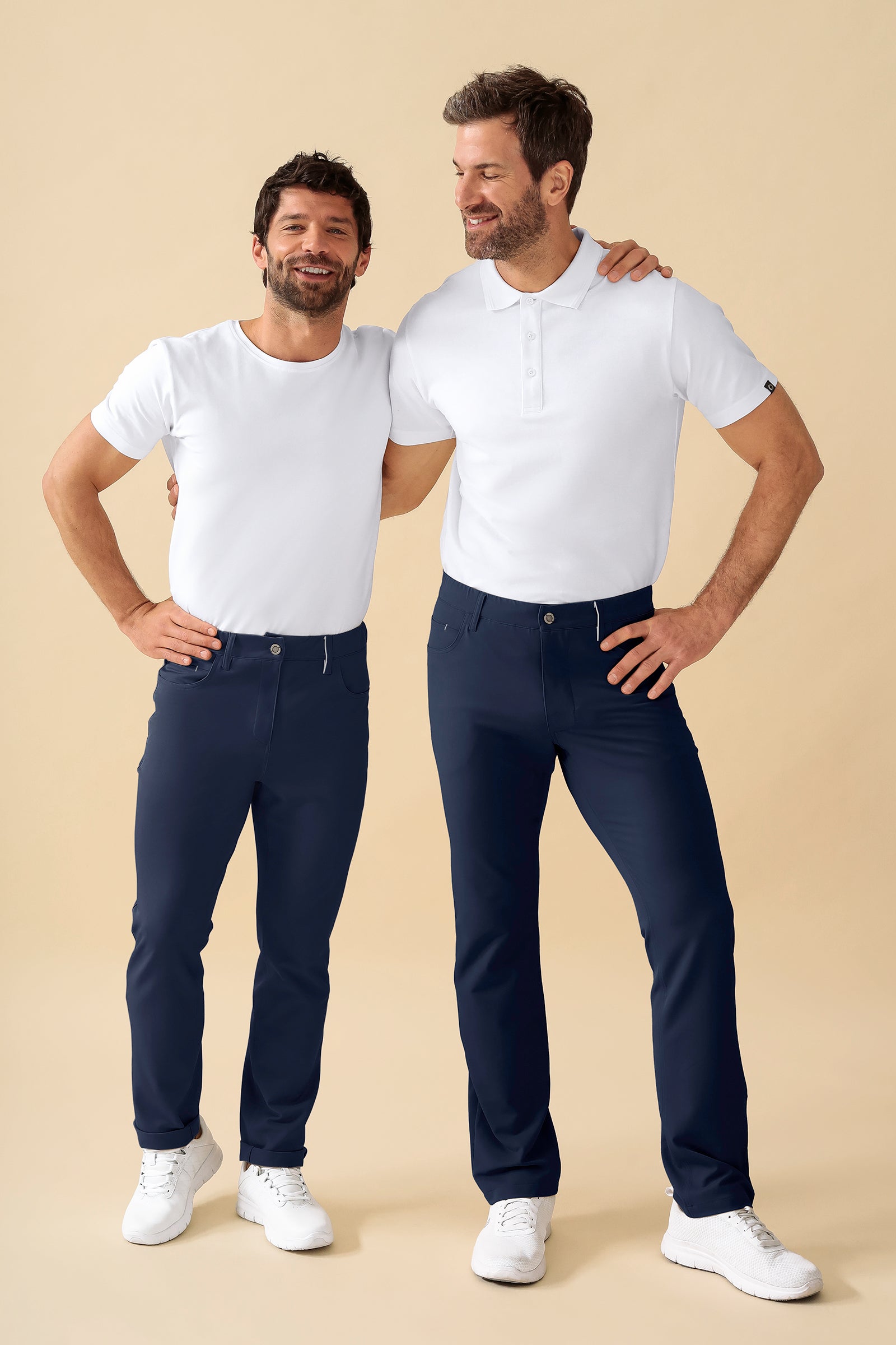 KAERE Hose Herren - 5-Pocket navy, Vue de face 