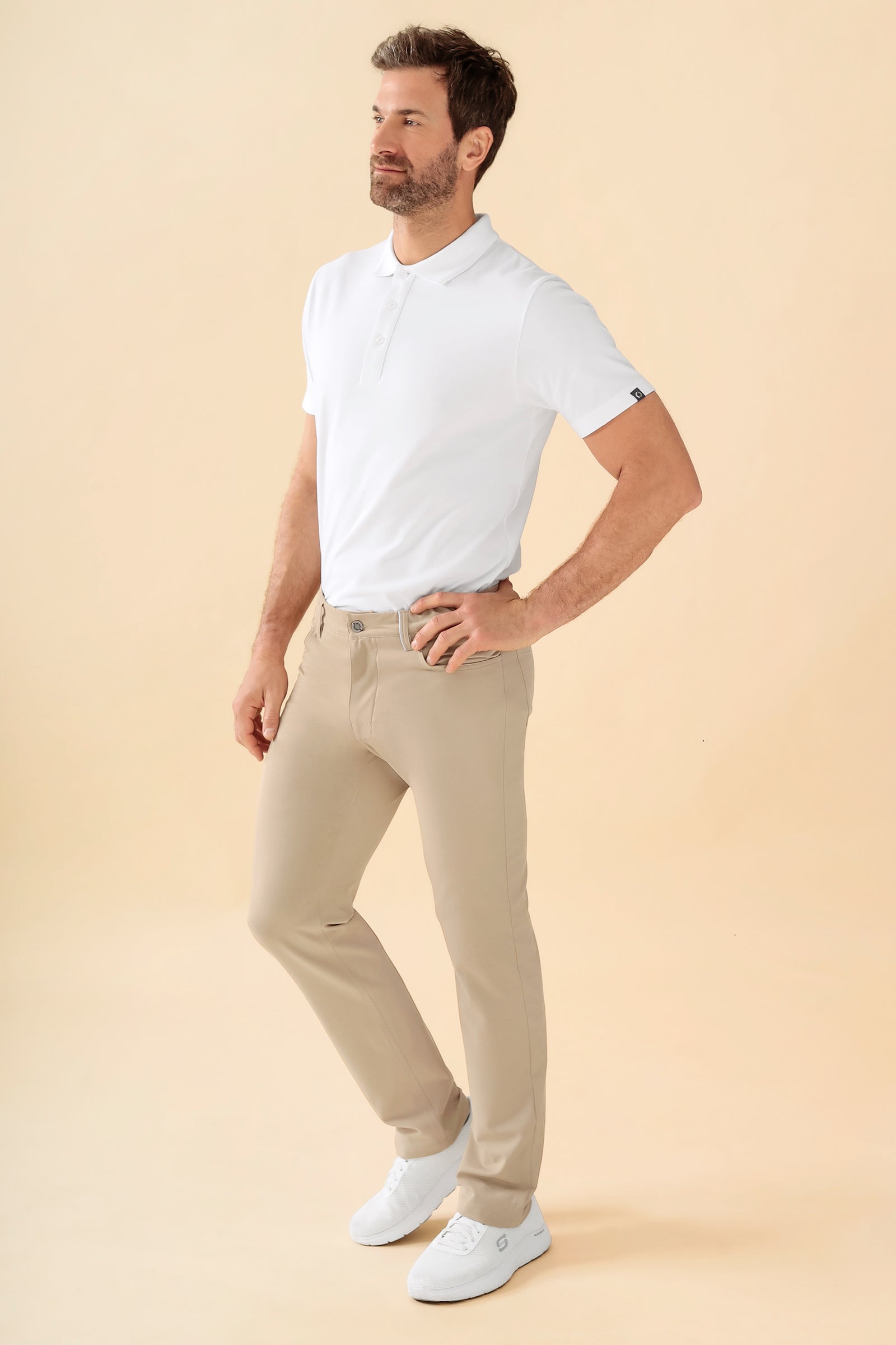KAERE Hose Herren - 5-Pocket sand