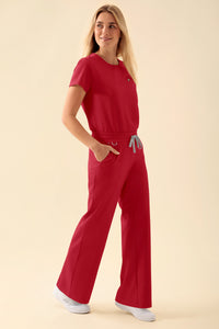 KAERE Hose Damen - weites Bein rot