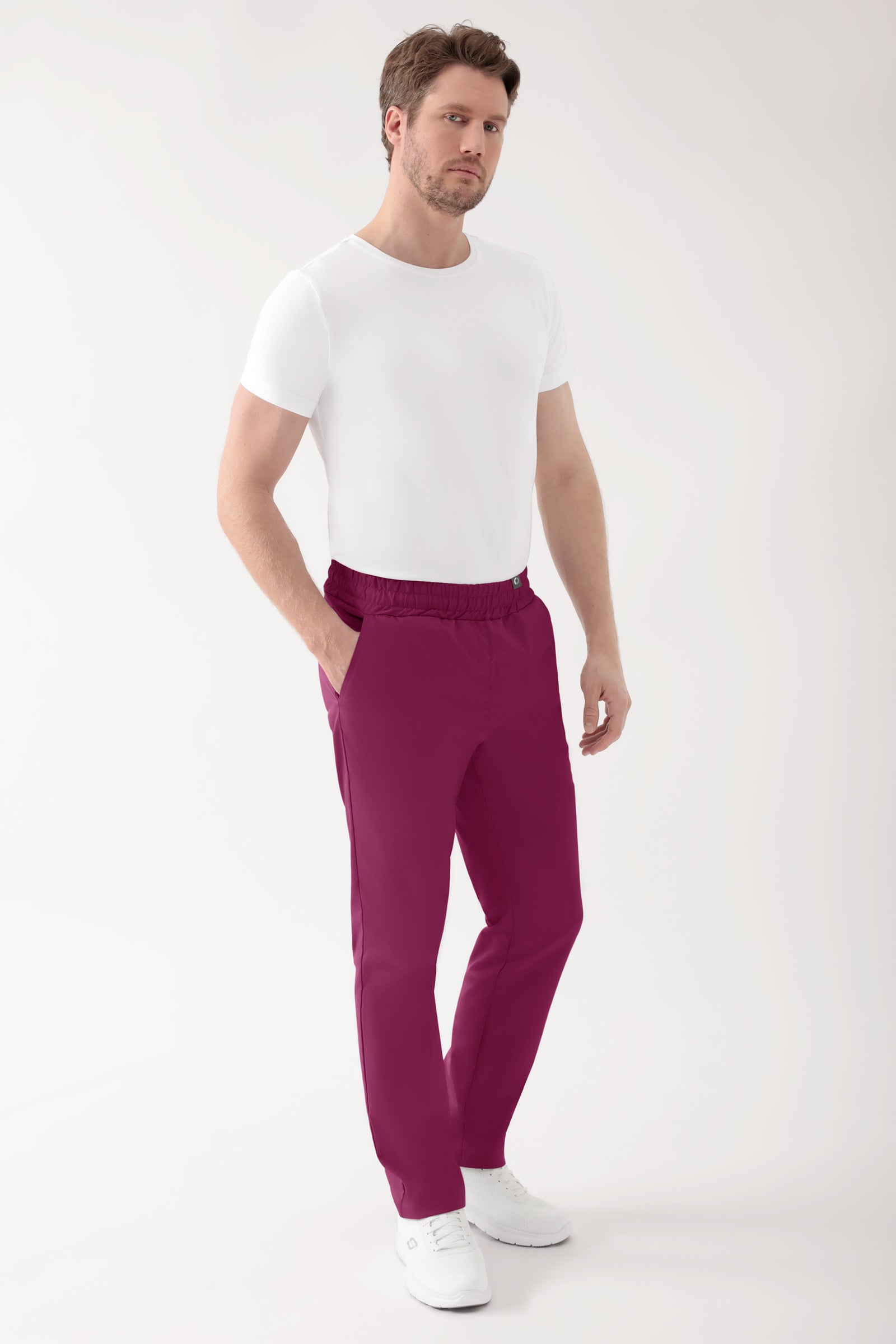 CORE Hose Unisex - hoher Bund berry, Vue de face 