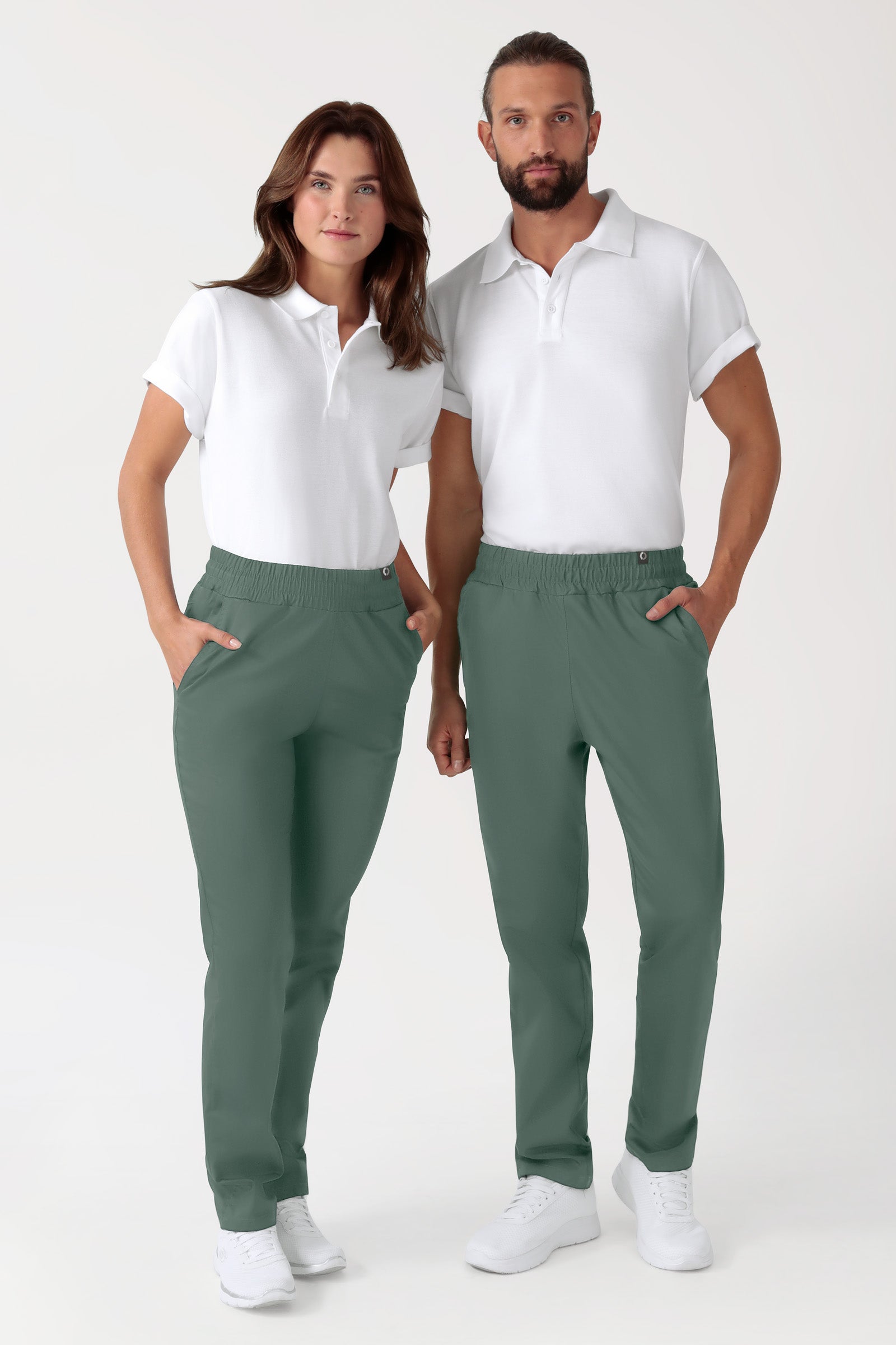 CORE Hose Unisex - hoher Bund dunkelgrün