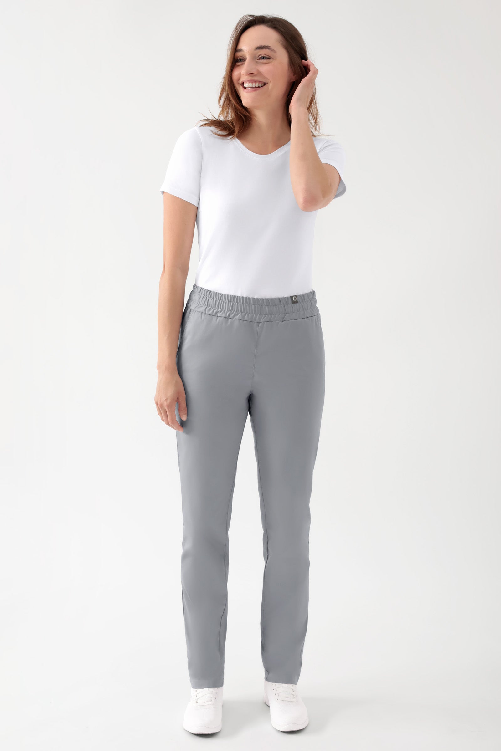 CORE Hose Unisex - hoher Bund grau