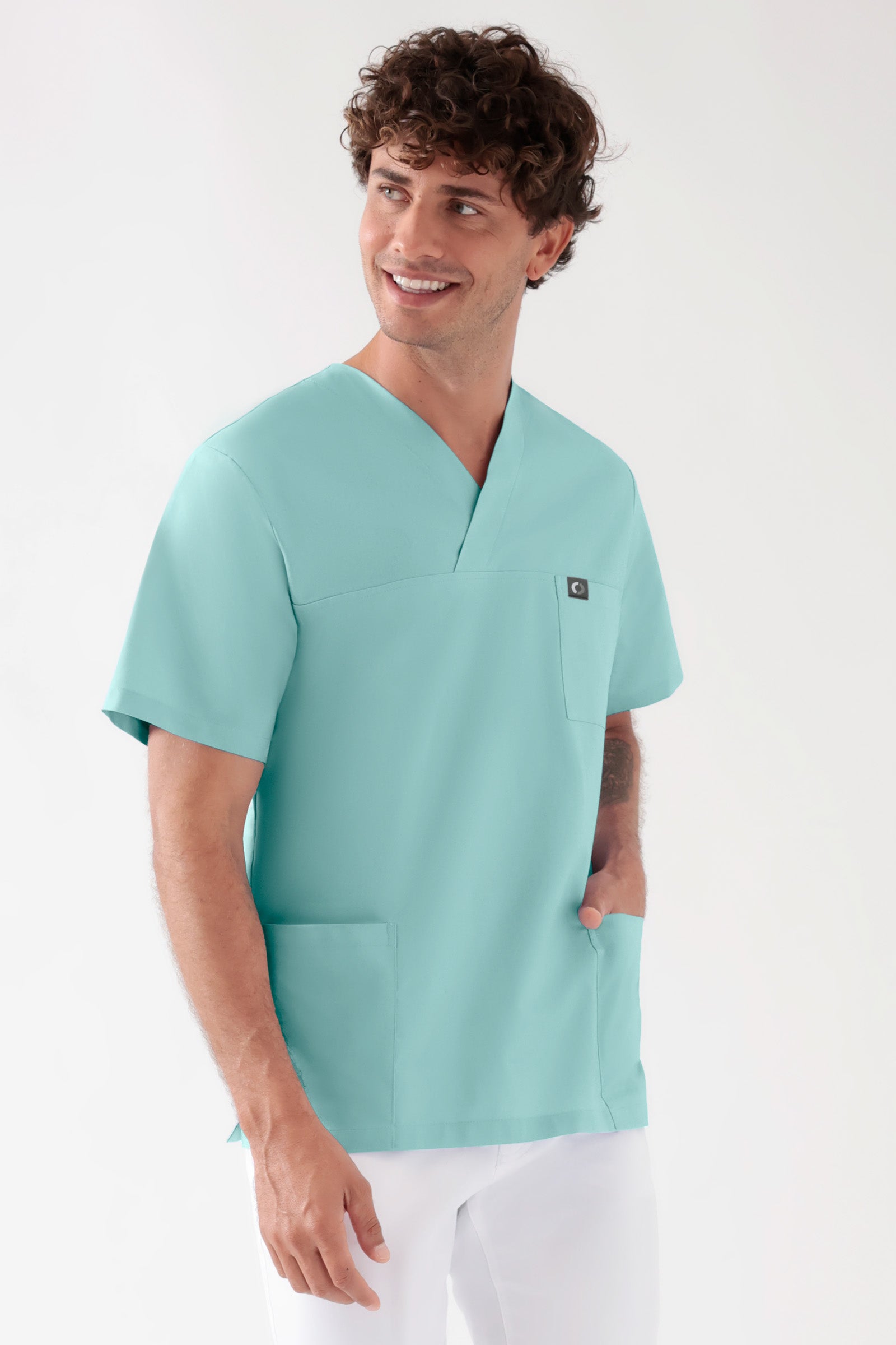 Baumwolle Schlupfkasack Unisex - Doppelpack aquarelle, Vue de face 