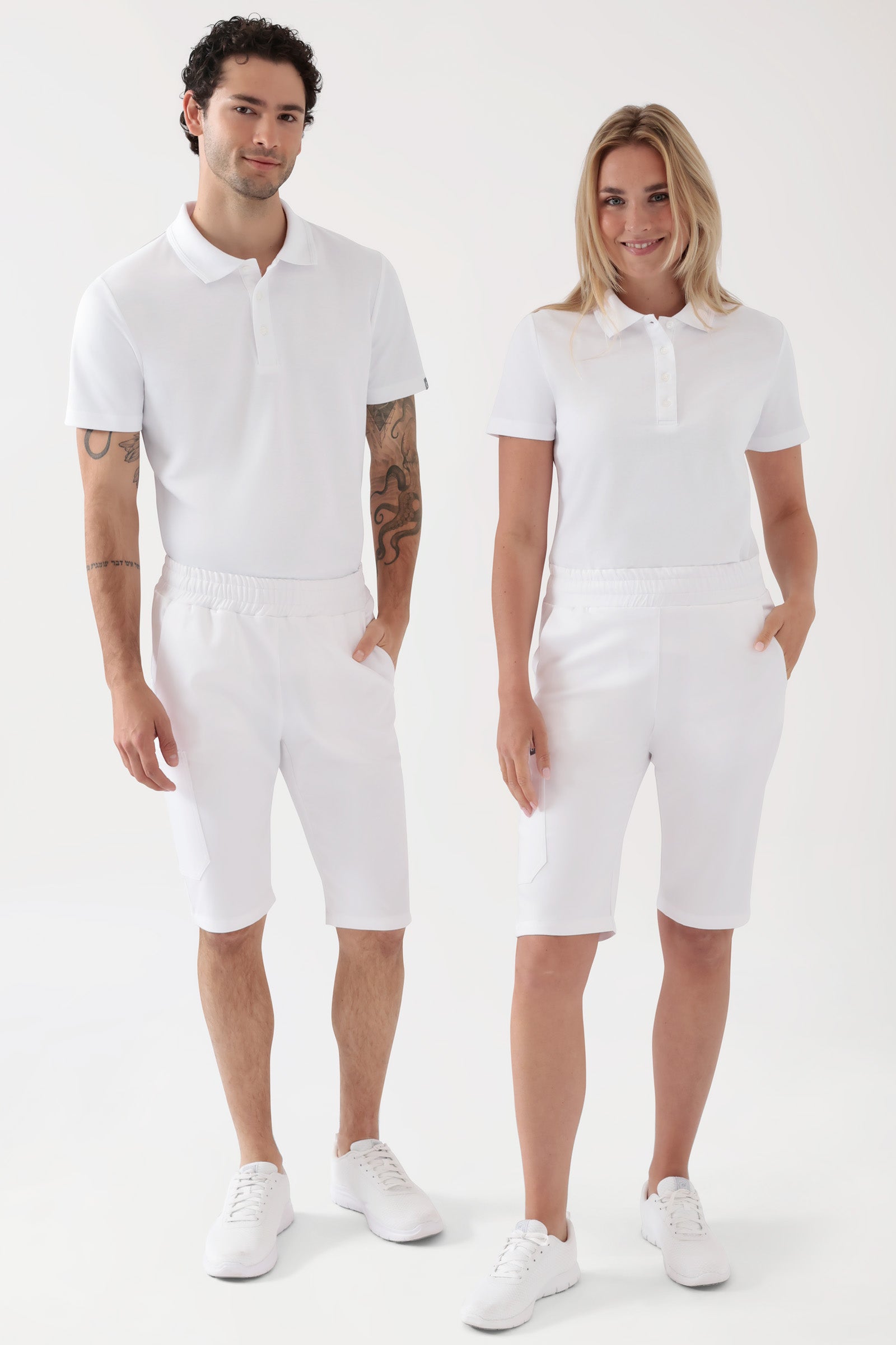 COMFY FLEX Stretch Hose Unisex - Bermuda weiss