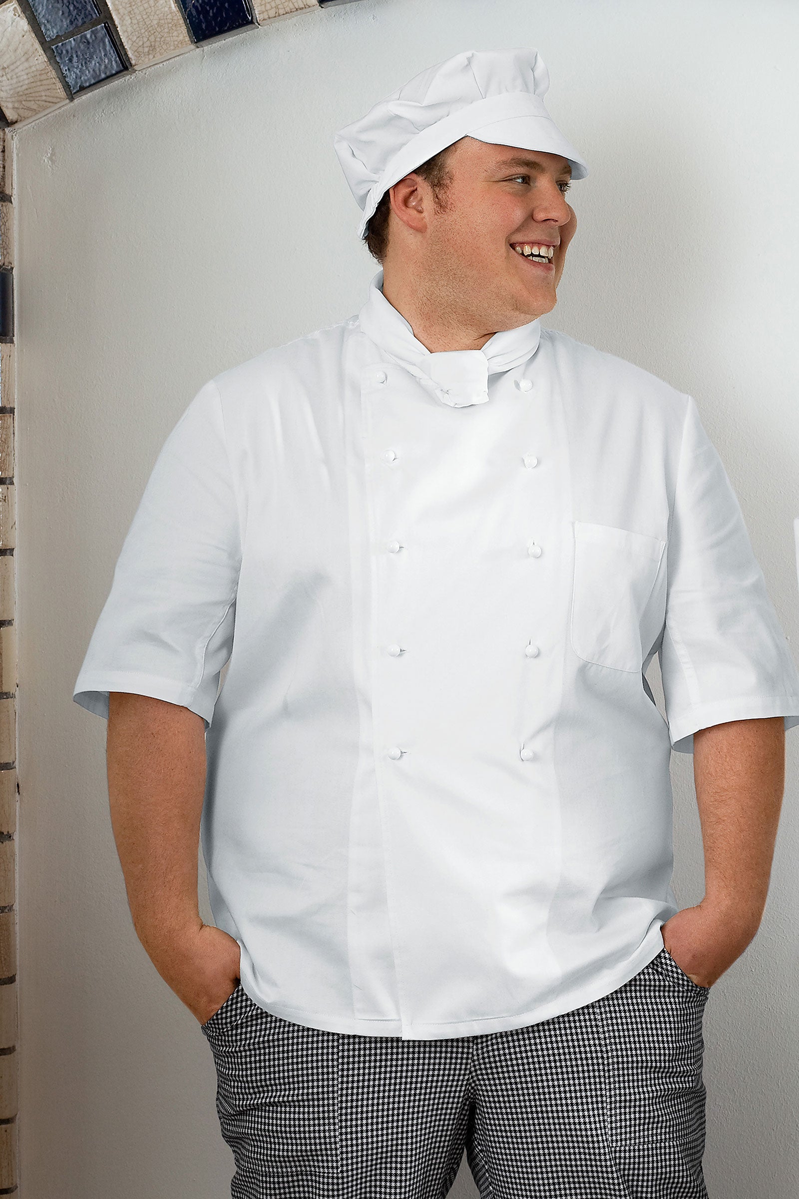 Gastro Halstuch Unisex weiss