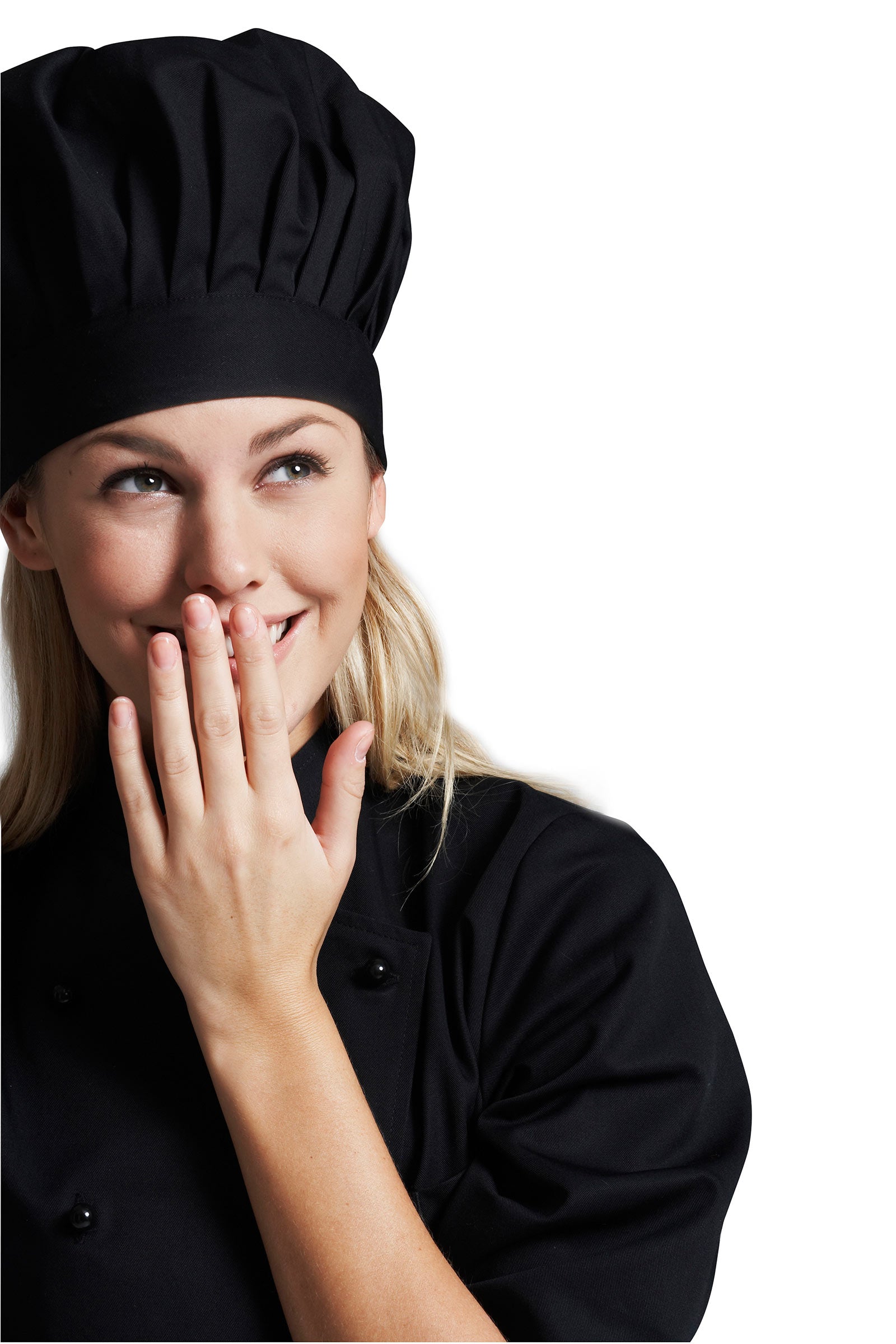 Gastro Kochmütze Unisex schwarz