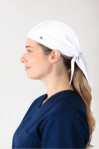 JUST STRONG Bandana Kopftuch Unisex weiss