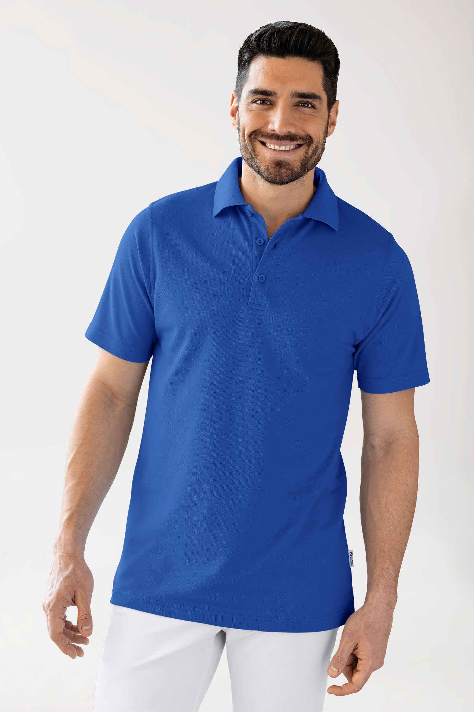 CORE Shirt Unisex - Polokragen königsblau, Vue de face 