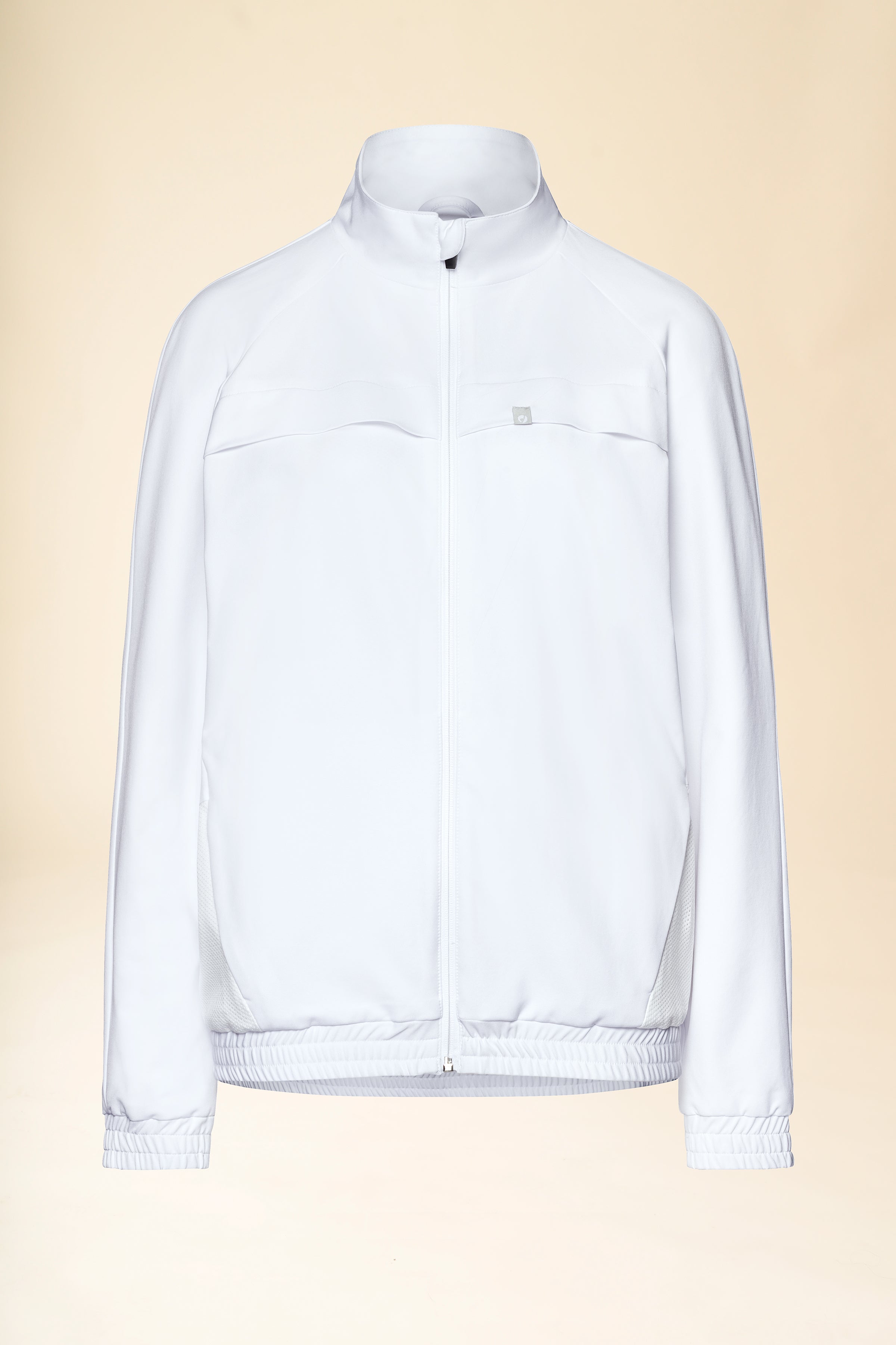 KAERE Blousonjacke Damen - mit elastischen Bündchen weiss, Vorderansicht 