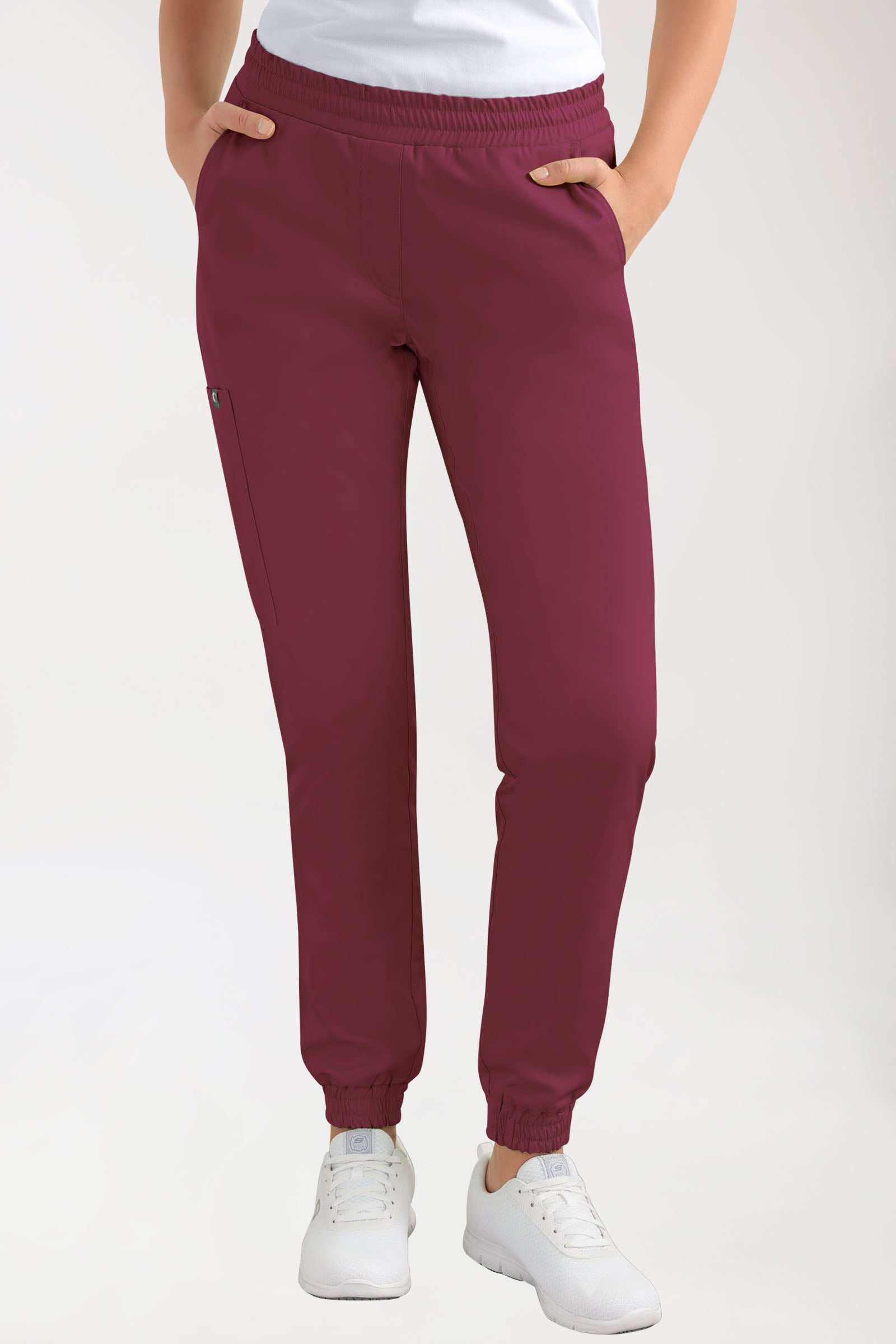 CORE Cargohose Damen - Jogpants Style bordeaux