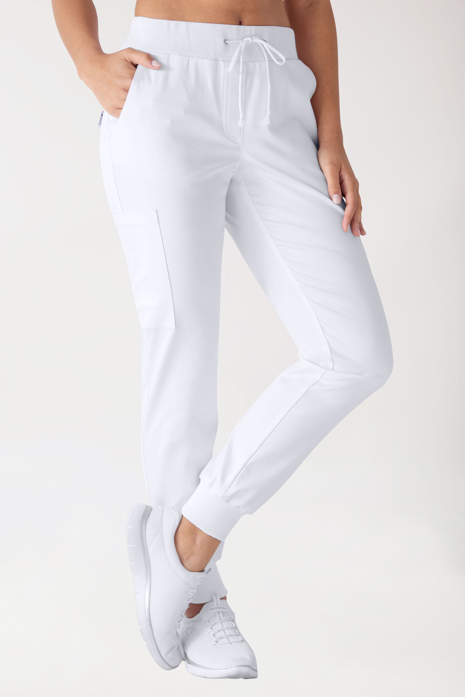 COMFY FLEX Hose Damen - Jogpants weiss, Vorderansicht 