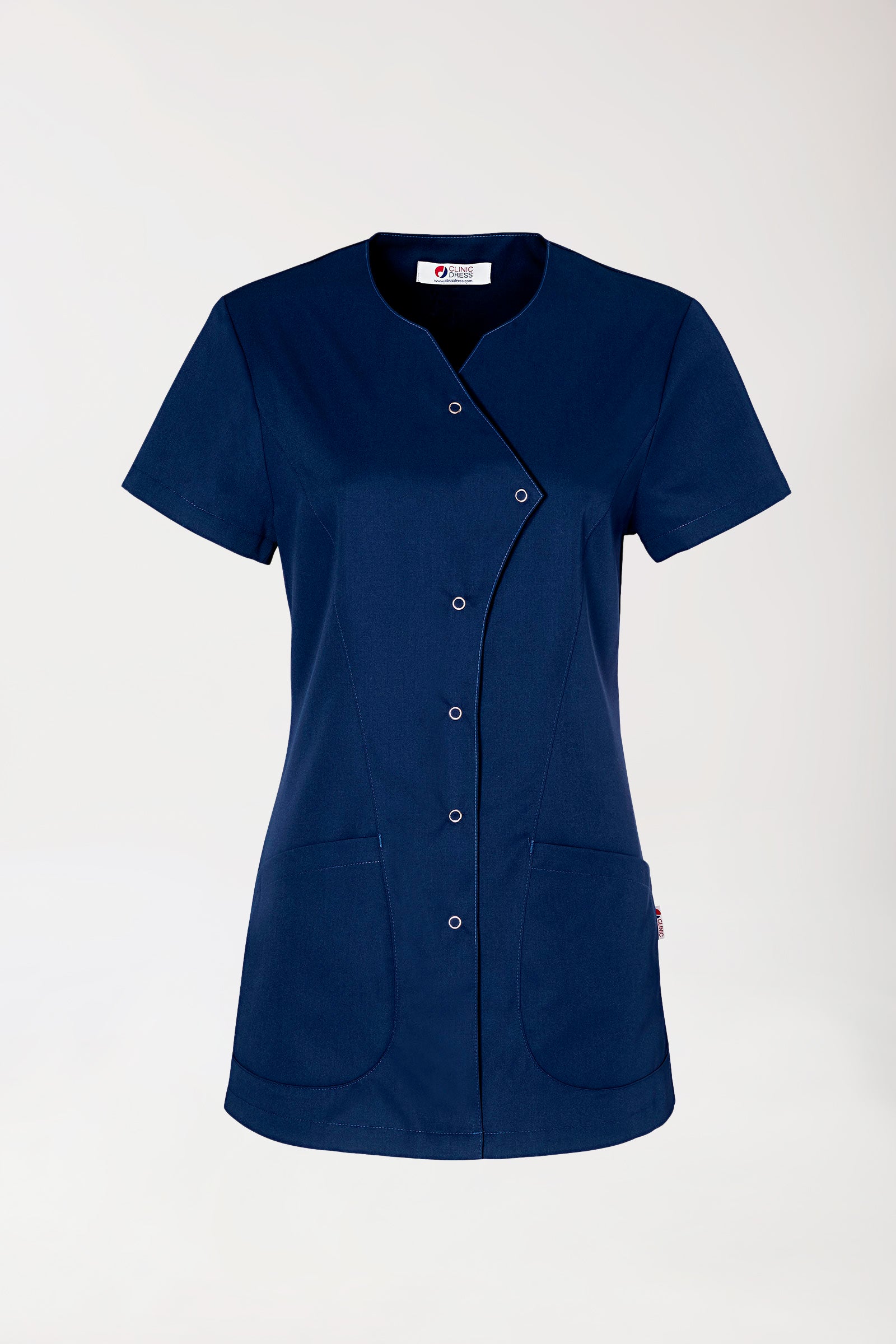 GREEN Kasack Damen - geknöpft navy, Vue de face 