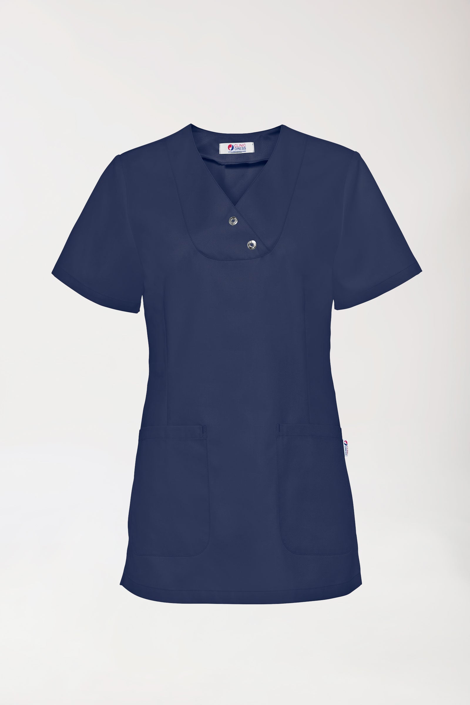 GREEN Schlupfkasack Damen - Druckknöpfe navy