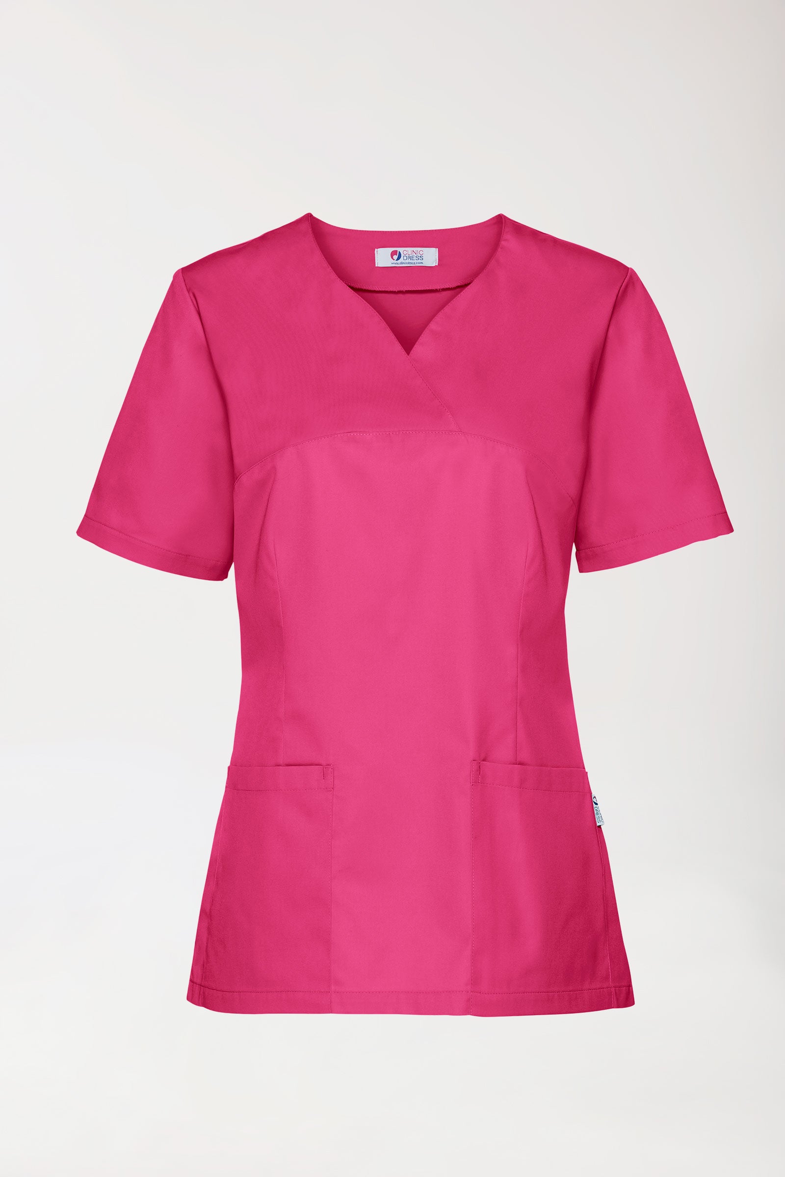 CORE Schlupfkasack Damen - Herzausschnitt pink, Vue de face 