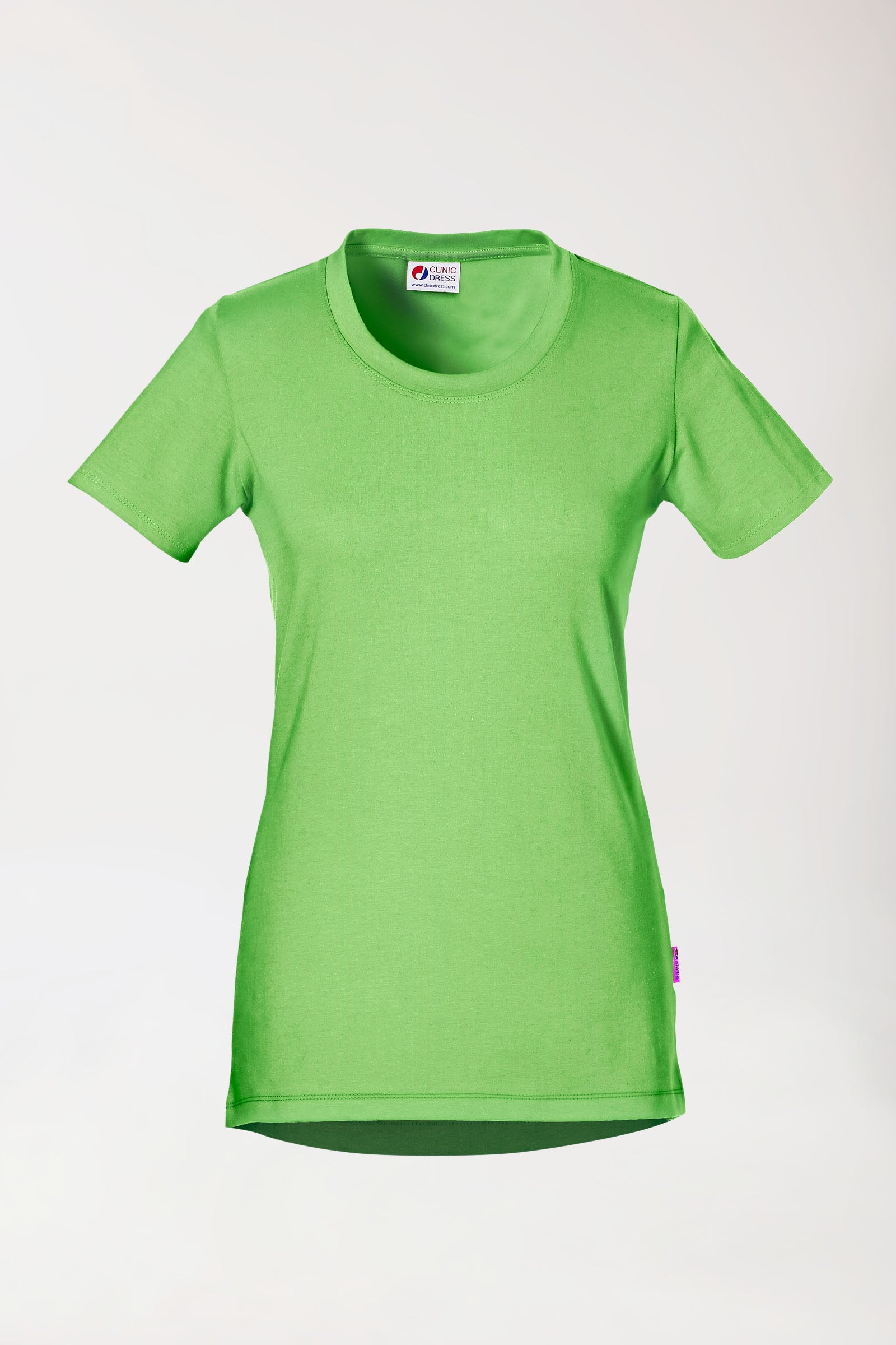CORE Shirt Damen - Rundhals apfelgrün, Vorderansicht 