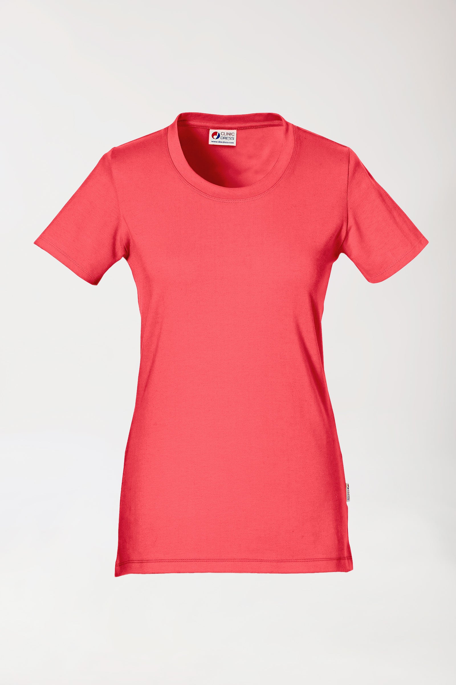 CORE Shirt Damen - Rundhals lipstick, Vue de face 