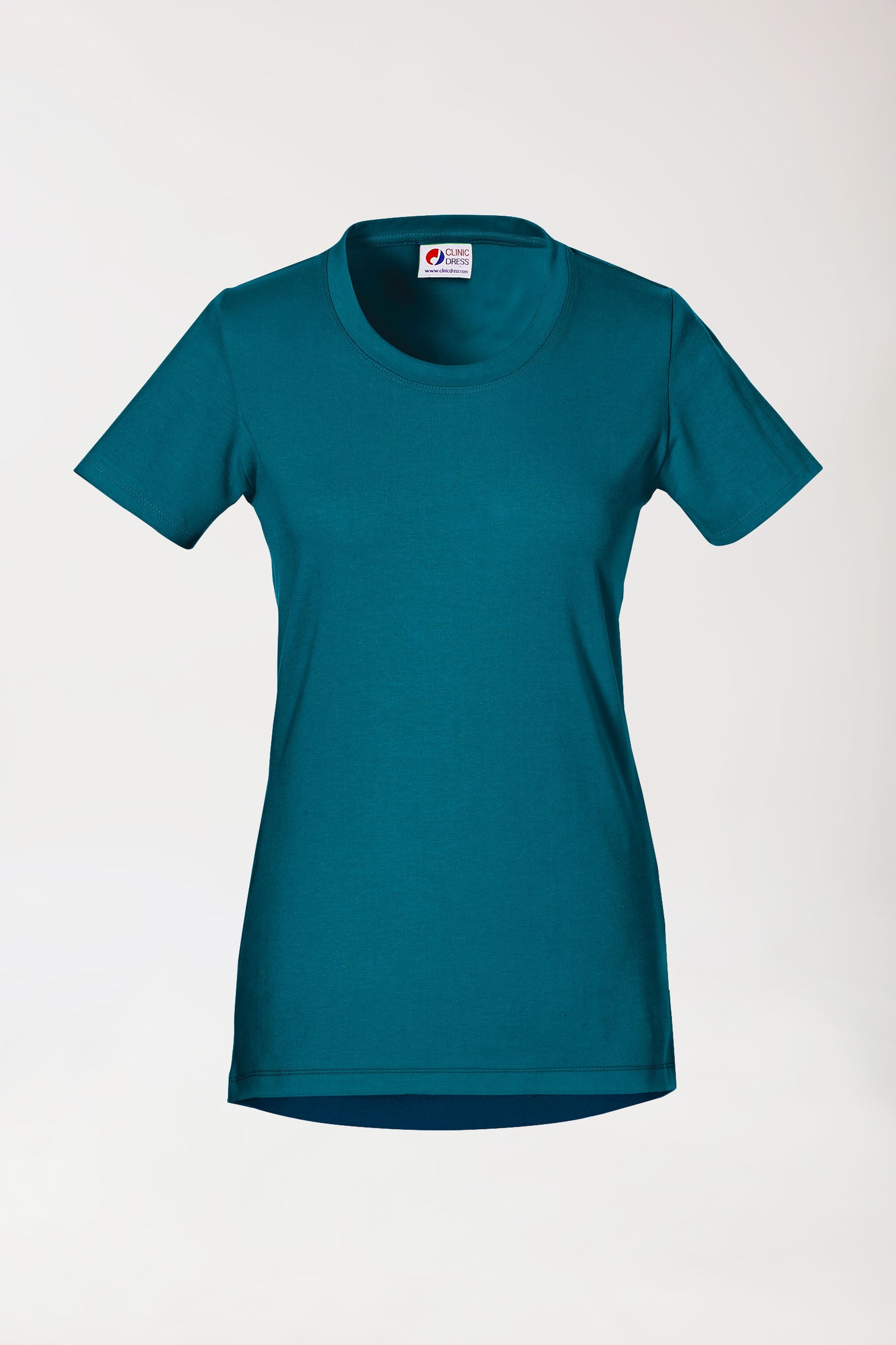 CORE Shirt Damen - Rundhals petrol, Vue de face 