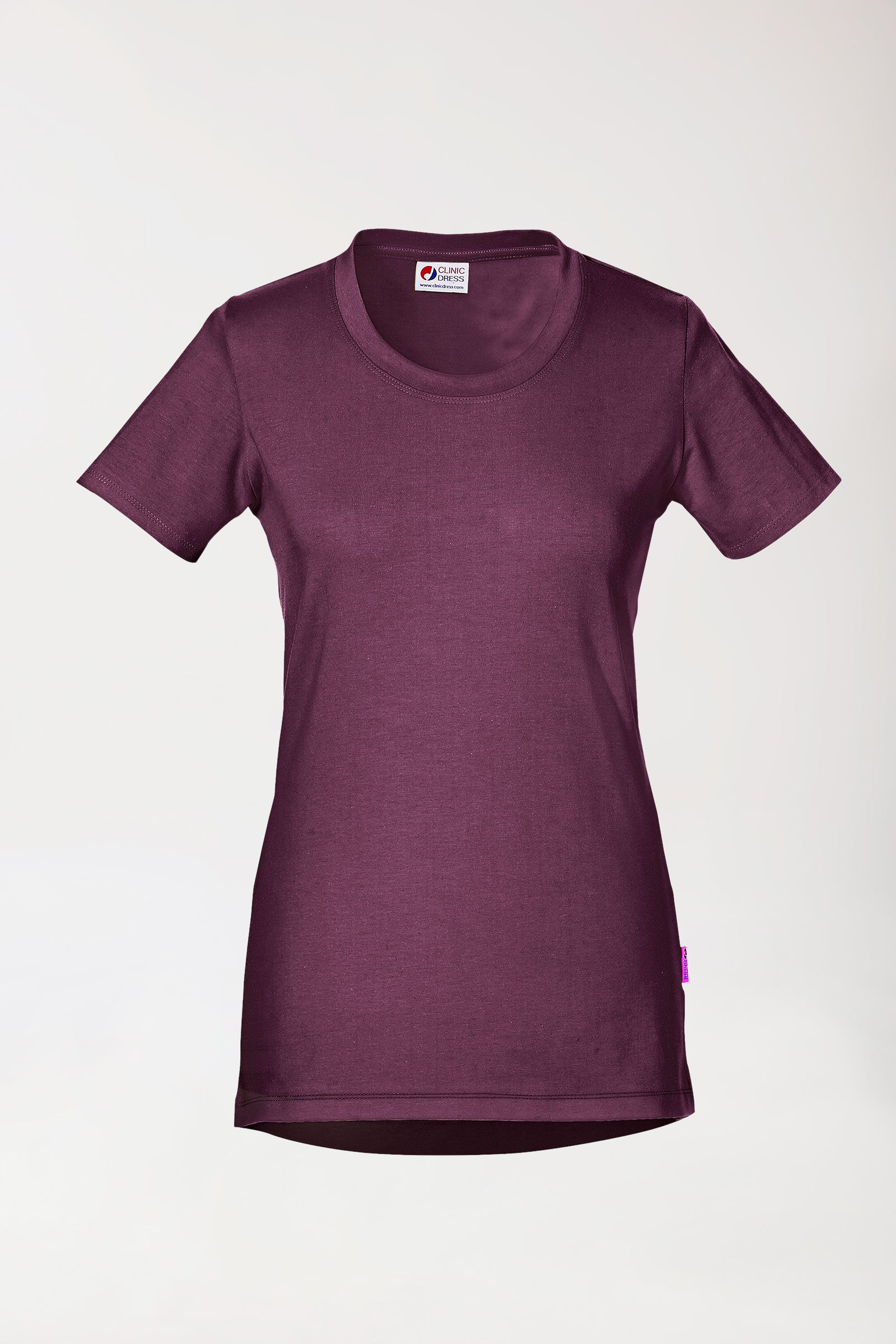 CORE Shirt Damen - Rundhals pflaume