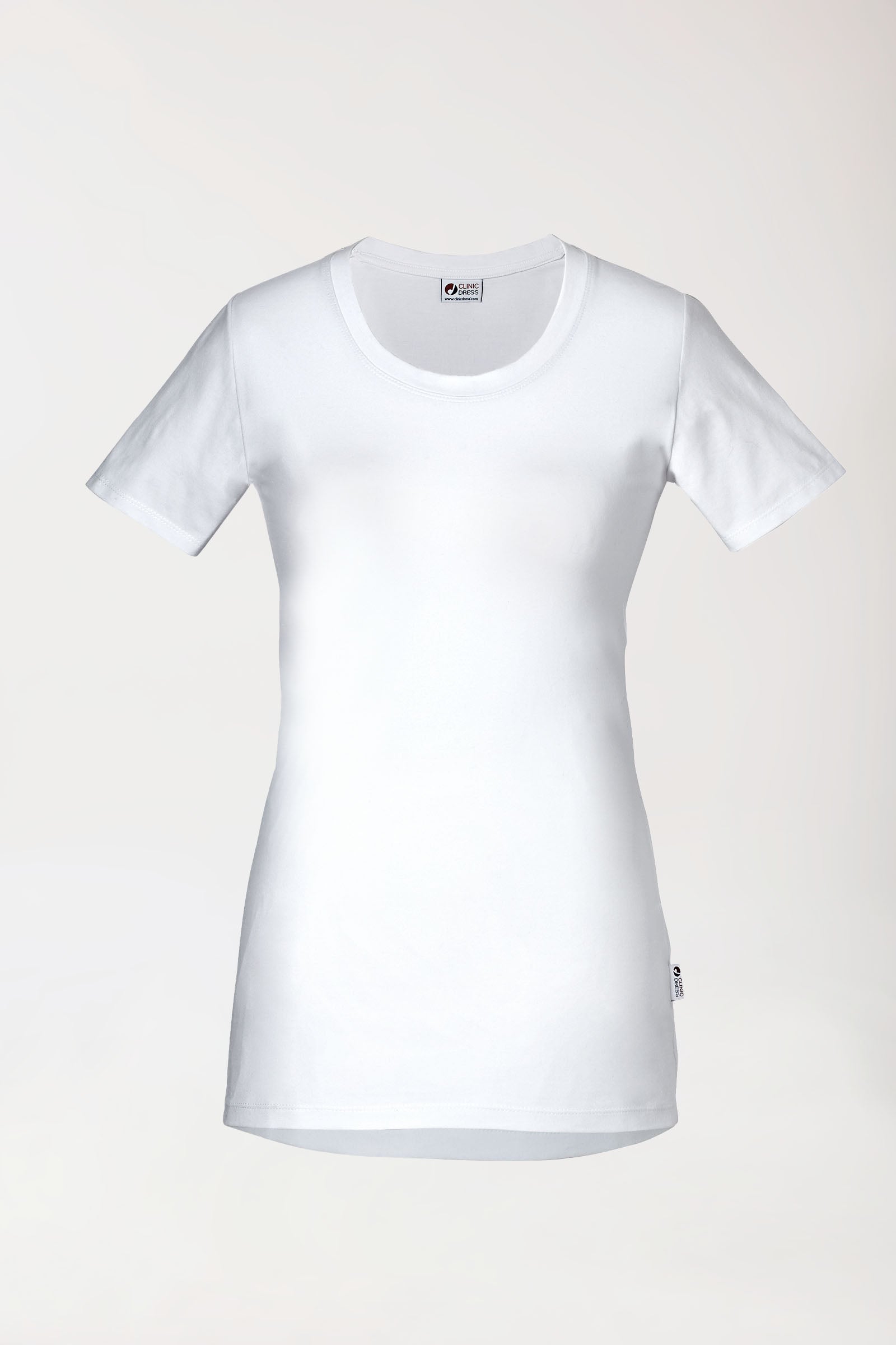 CORE Shirt Damen - Rundhals weiss
