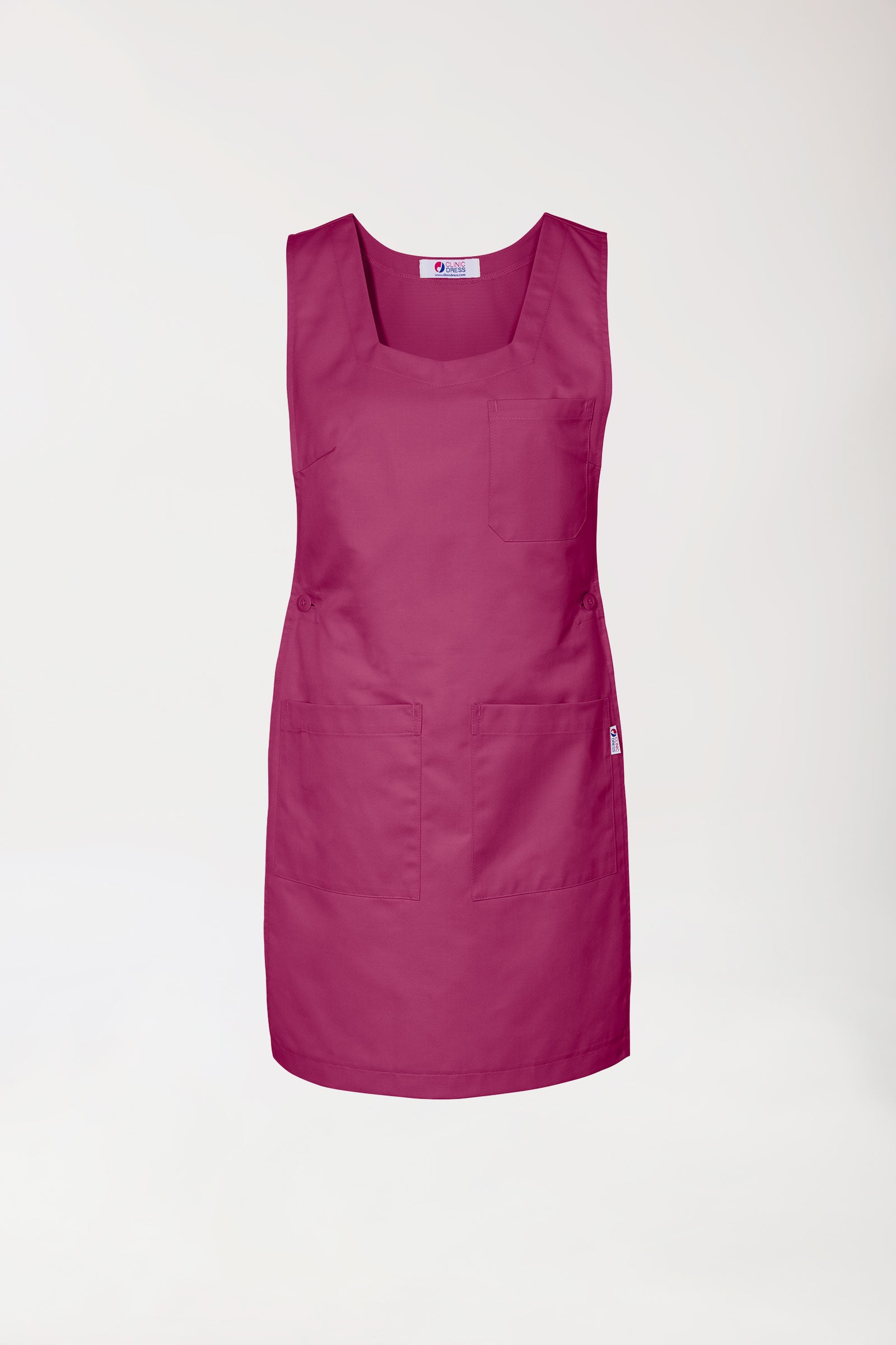 JUST STRONG Überwurfschürze Damen berry