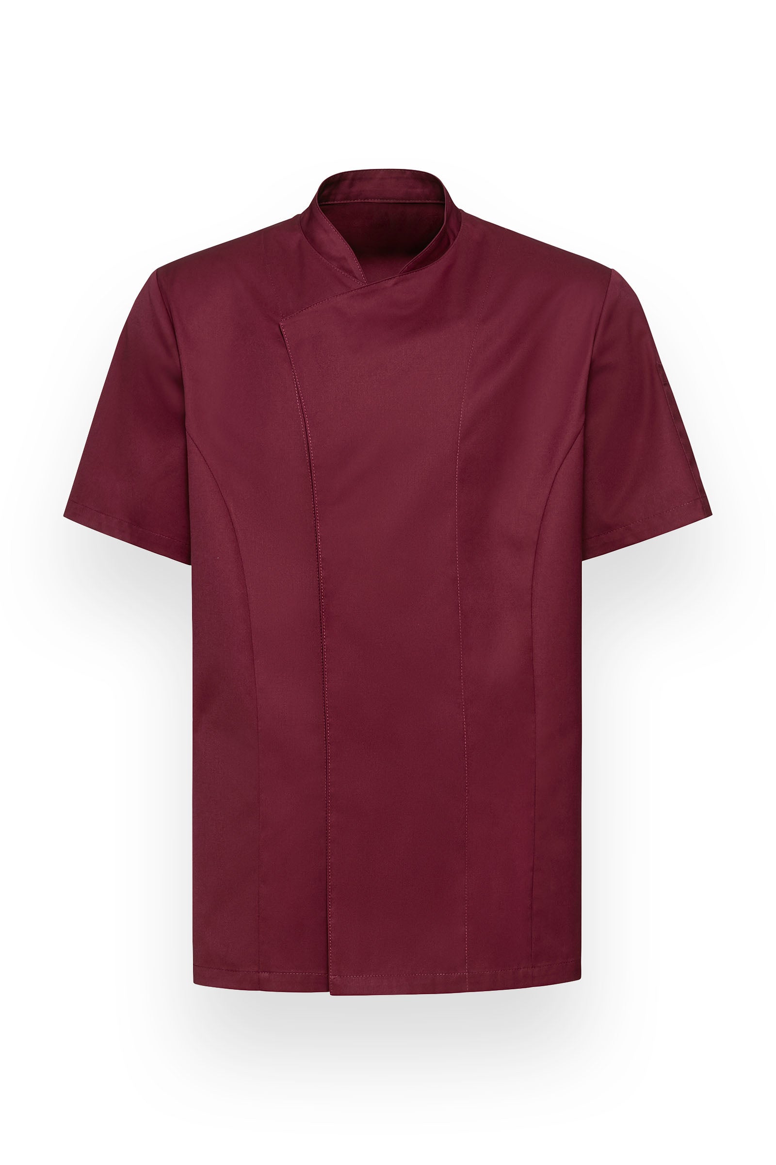 Gastro Kochjacke Herren - 1/2 Arm bordeaux