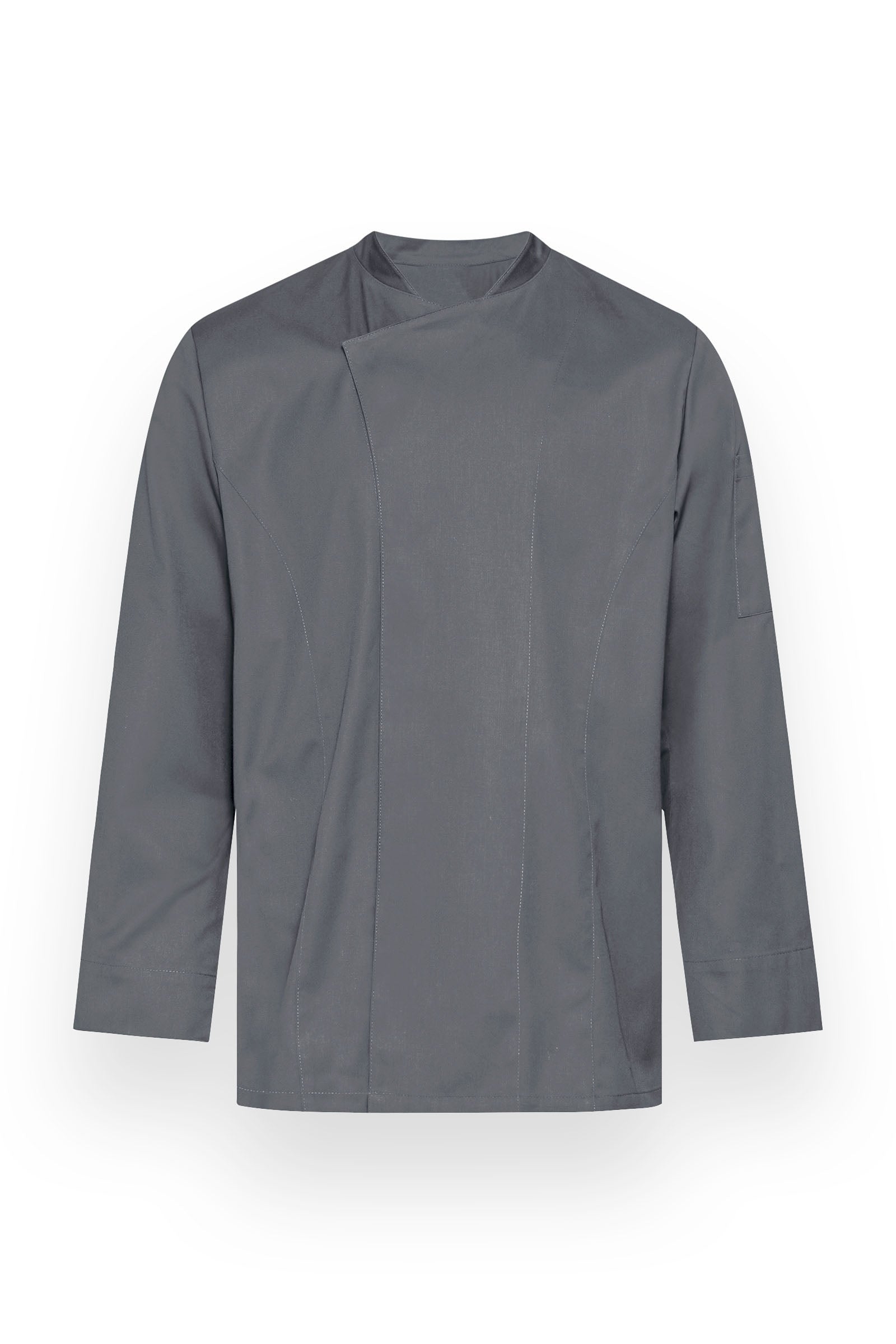 Gastro Kochjacke Herren - 1/1 Arm steingrau