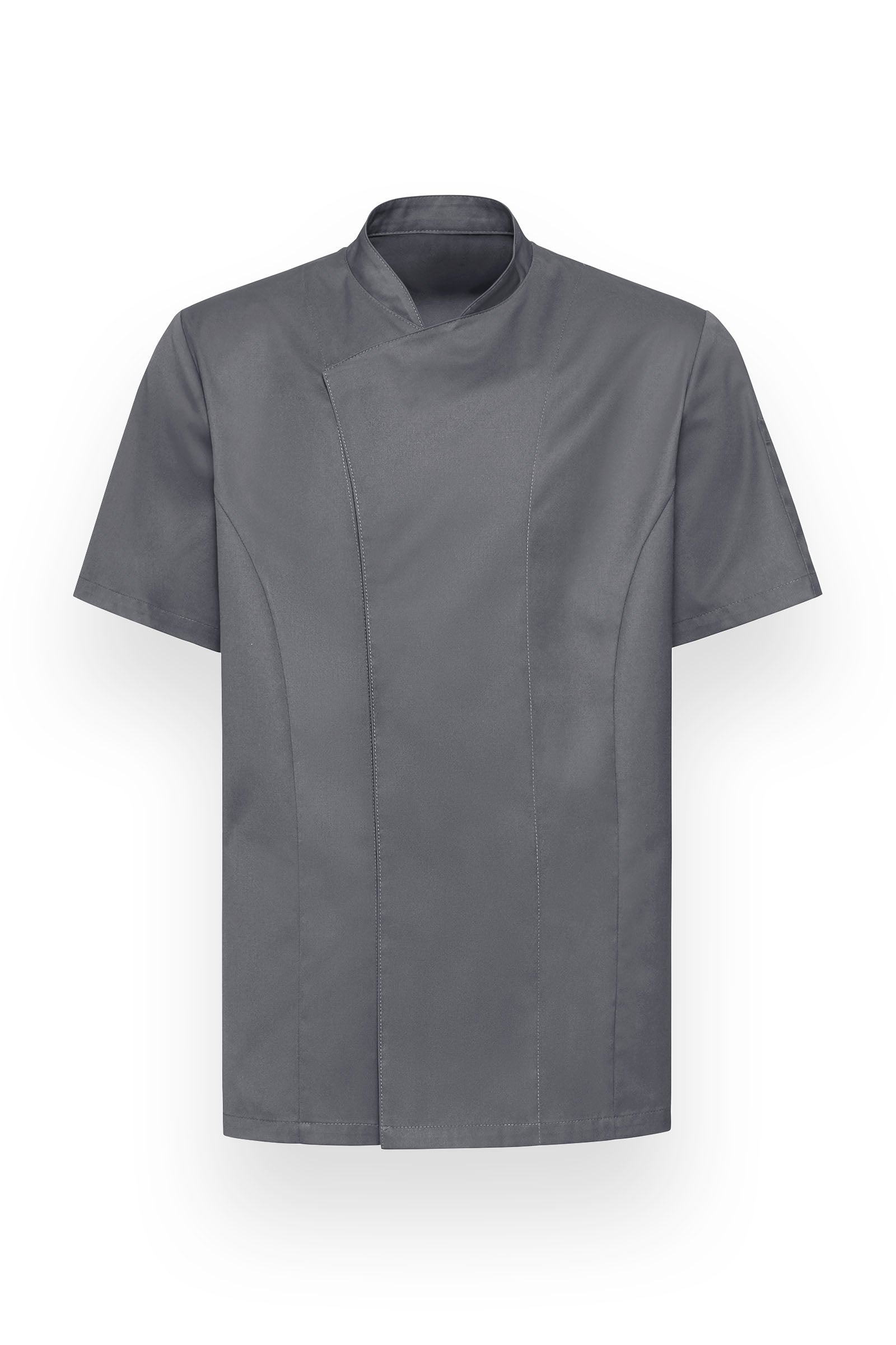 Gastro Kochjacke Herren - 1/2 Arm steingrau