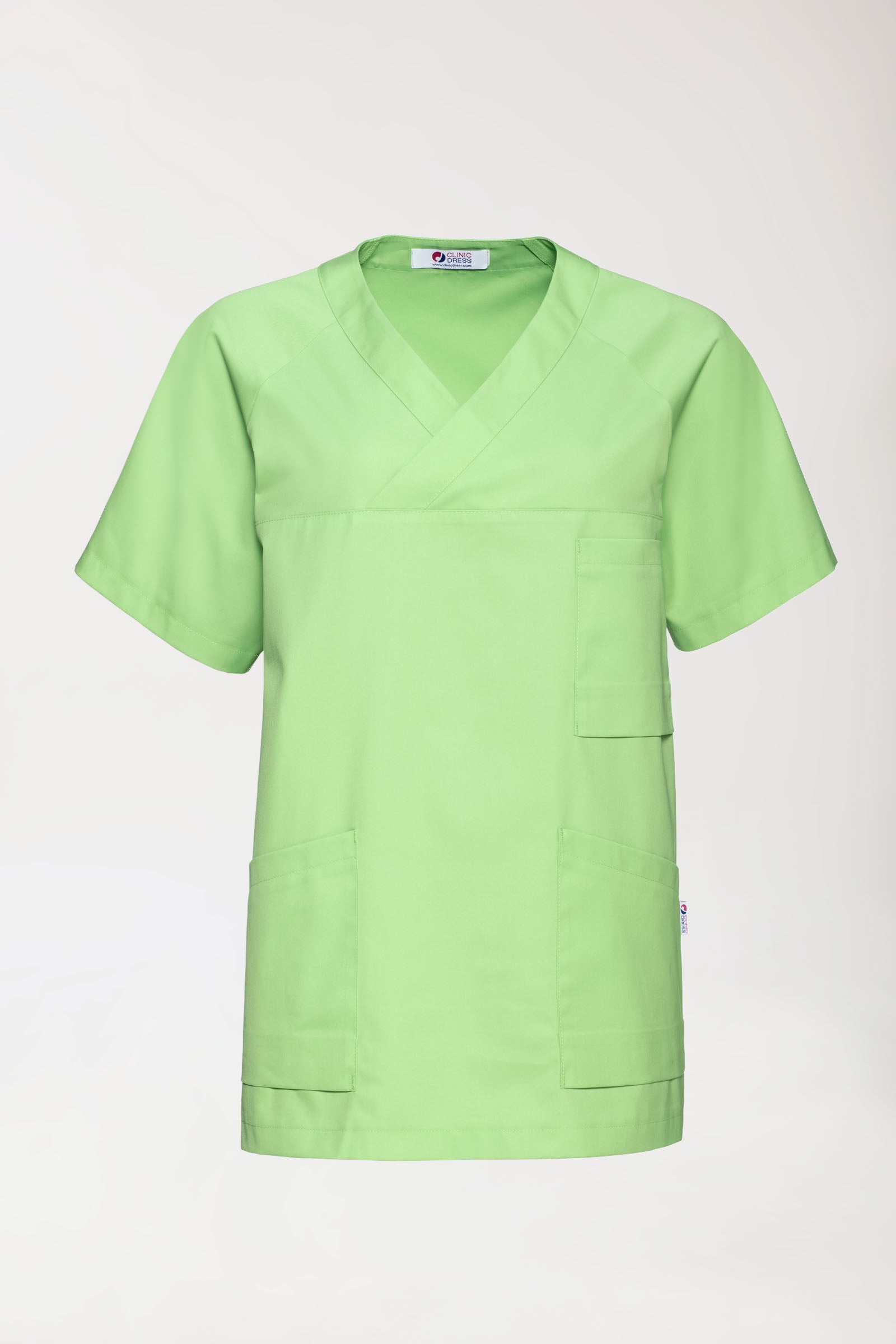 CORE Schlupfkasack Herren - V-Ausschnitt apfelgrün