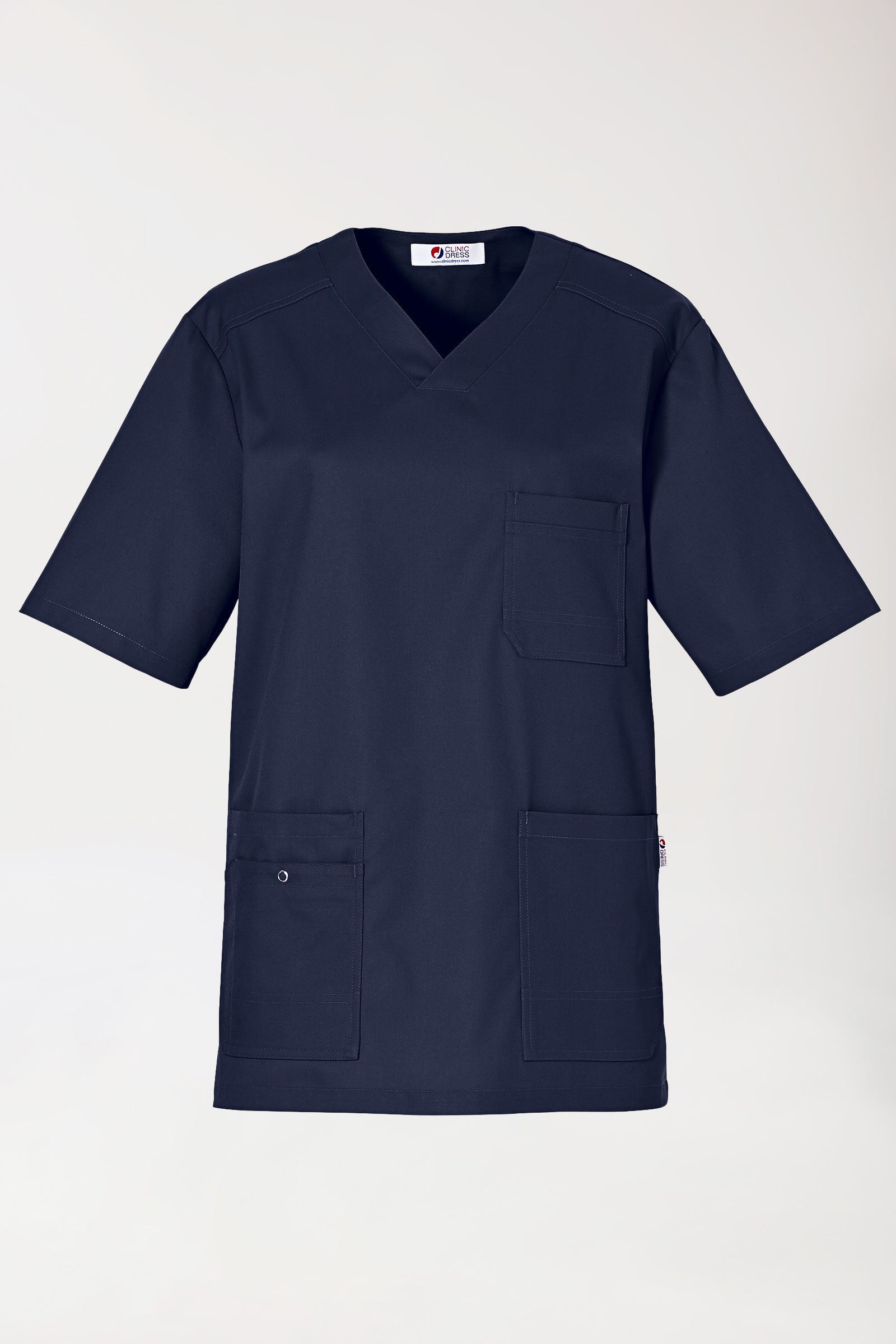 CLINIC STRETCH Schlupfkasack Herren navy, Vorderansicht 