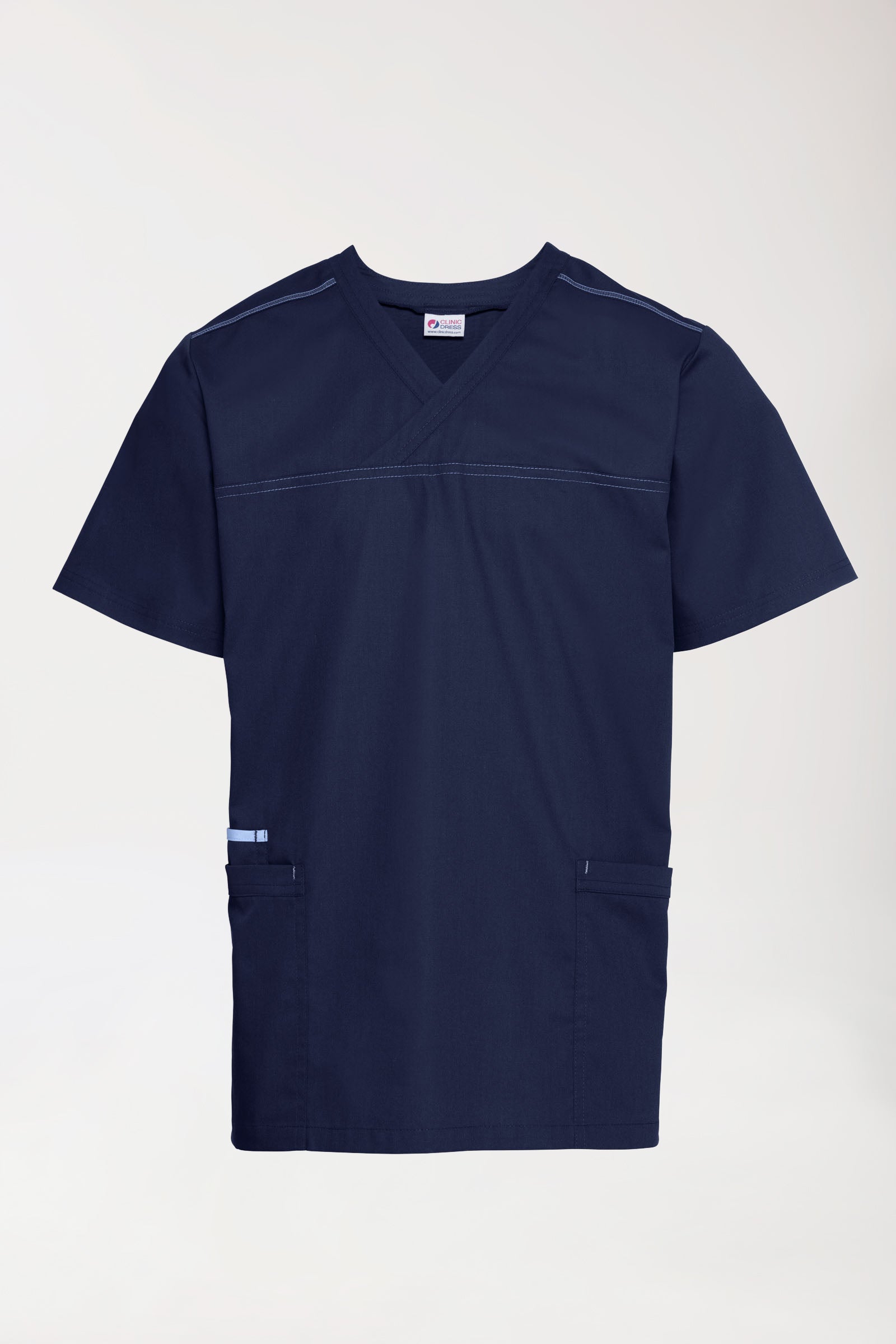 Schlupfkasack Navy mit Himmelblau Unisex