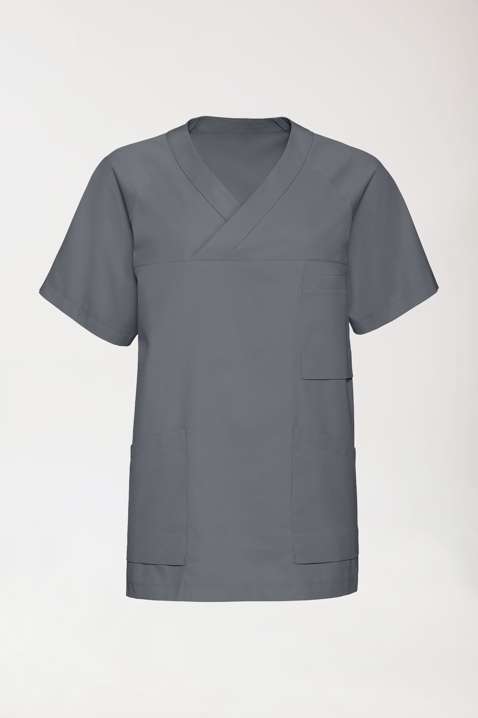 DER Kasack-Kasack Herren - V-Ausschnitt steingrau