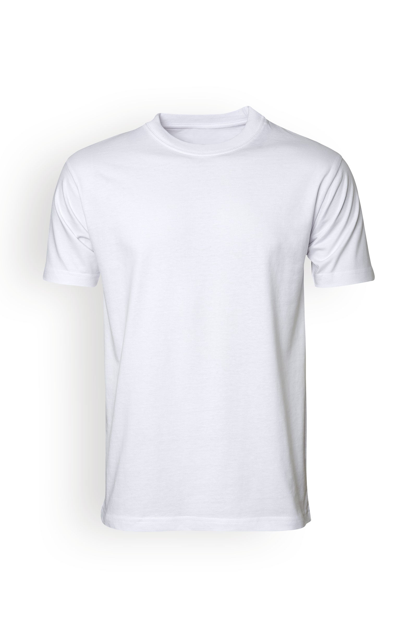 Shirt Herren Industriewäsche geeignet nach EN ISO 15797 - 1/2 Arm weiss, Vorderansicht 
