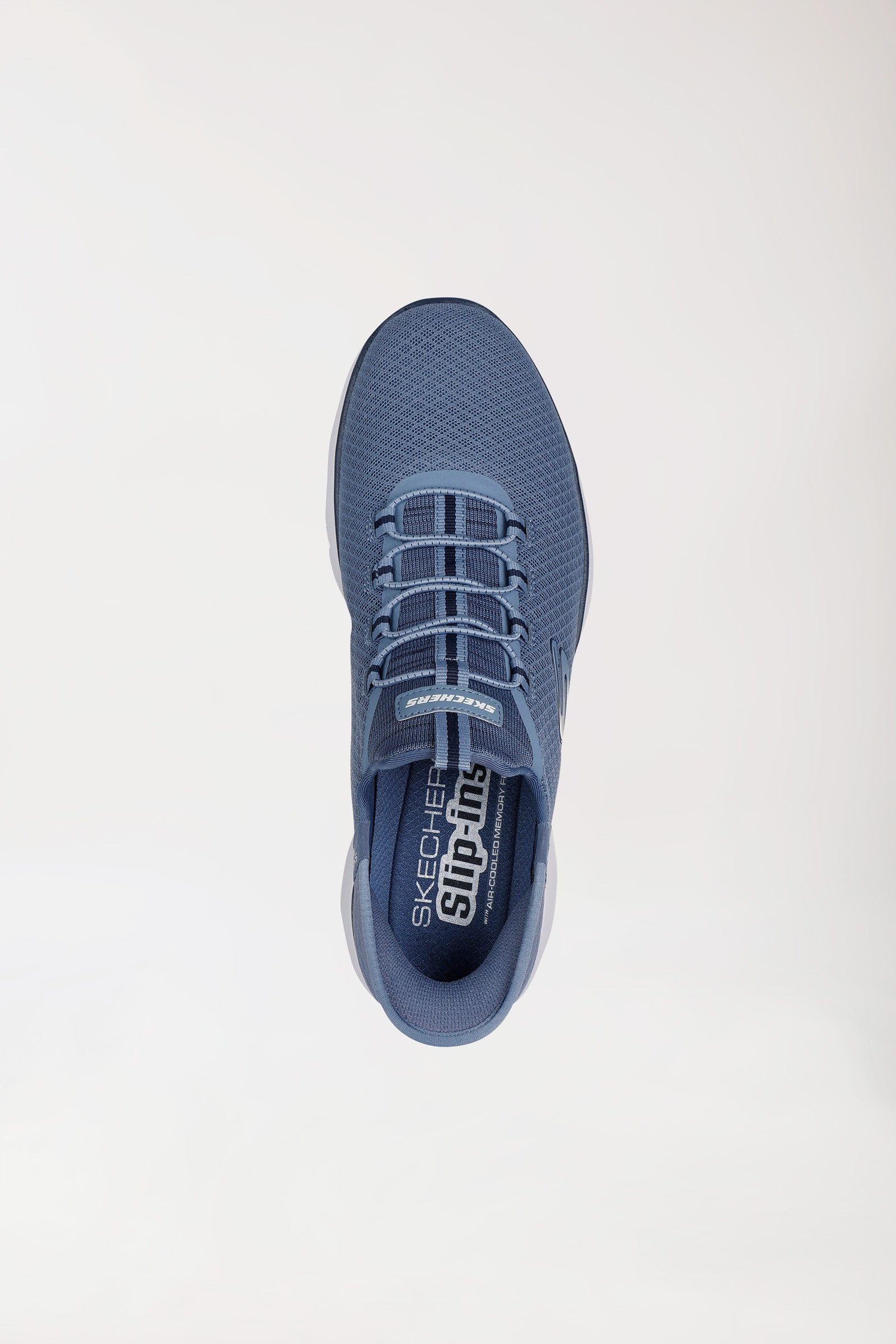 Herren Sneaker-SKECHERS Slip-ins-blau, Vorderansicht 