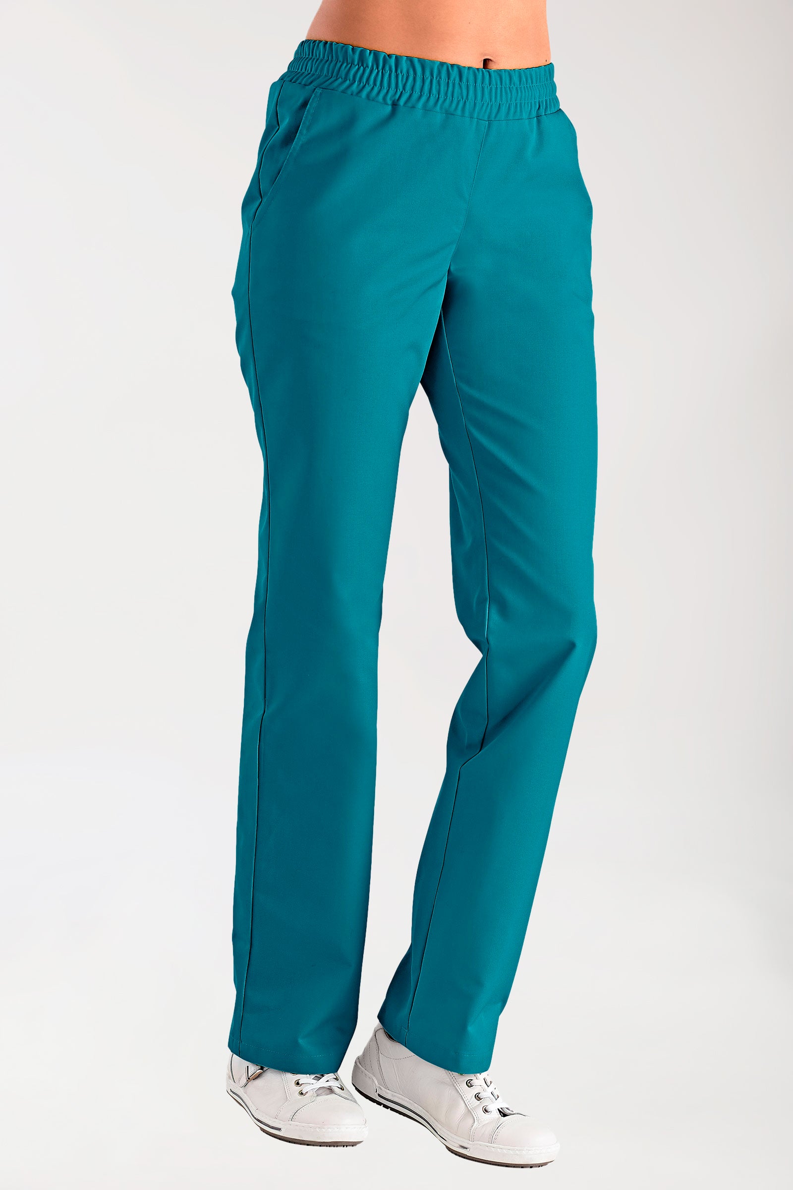 JUST STRONG Hose Damen - Gummibund petrol