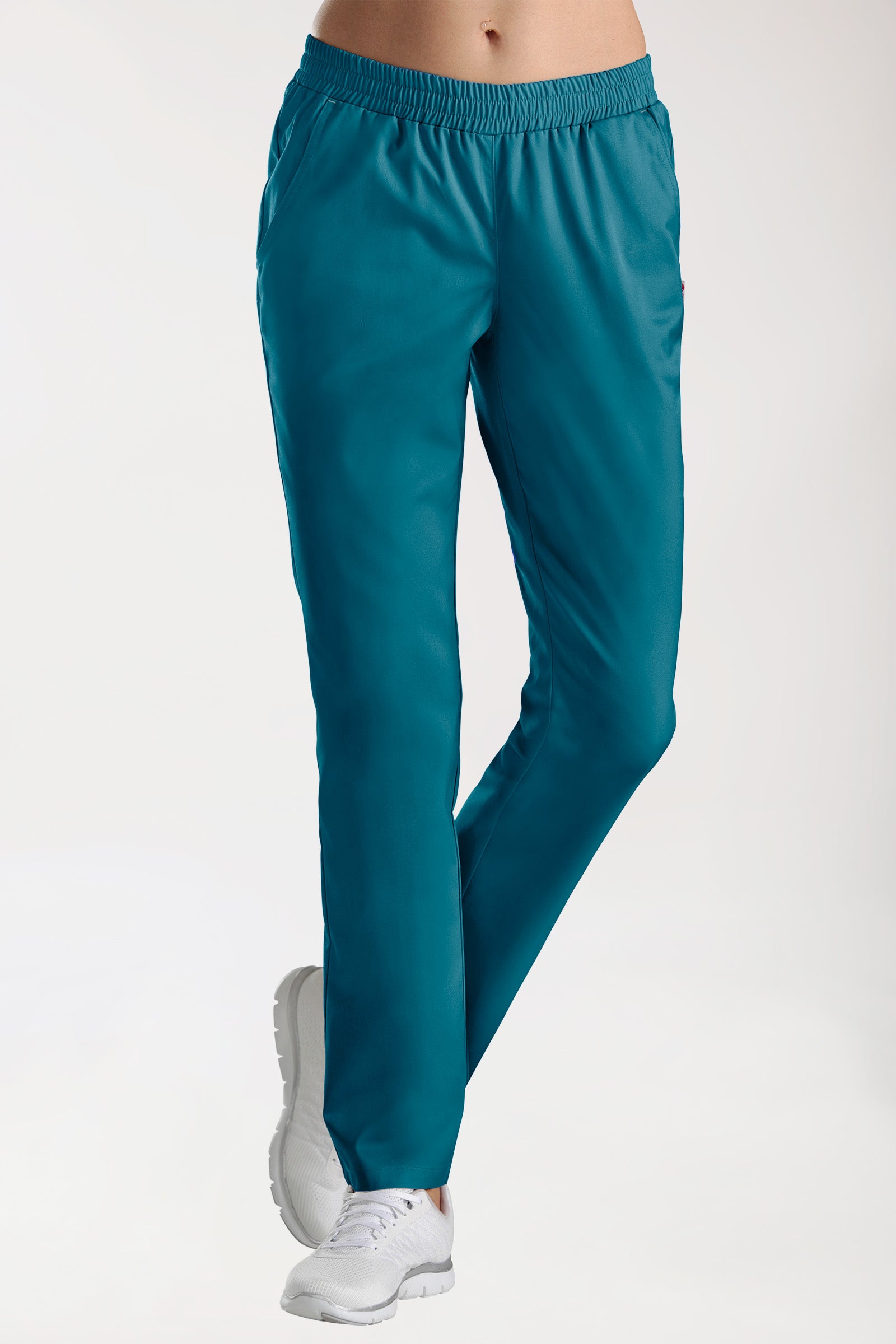 CORE Hose Damen - leicht vertiefter Bund petrol, Vue de face 