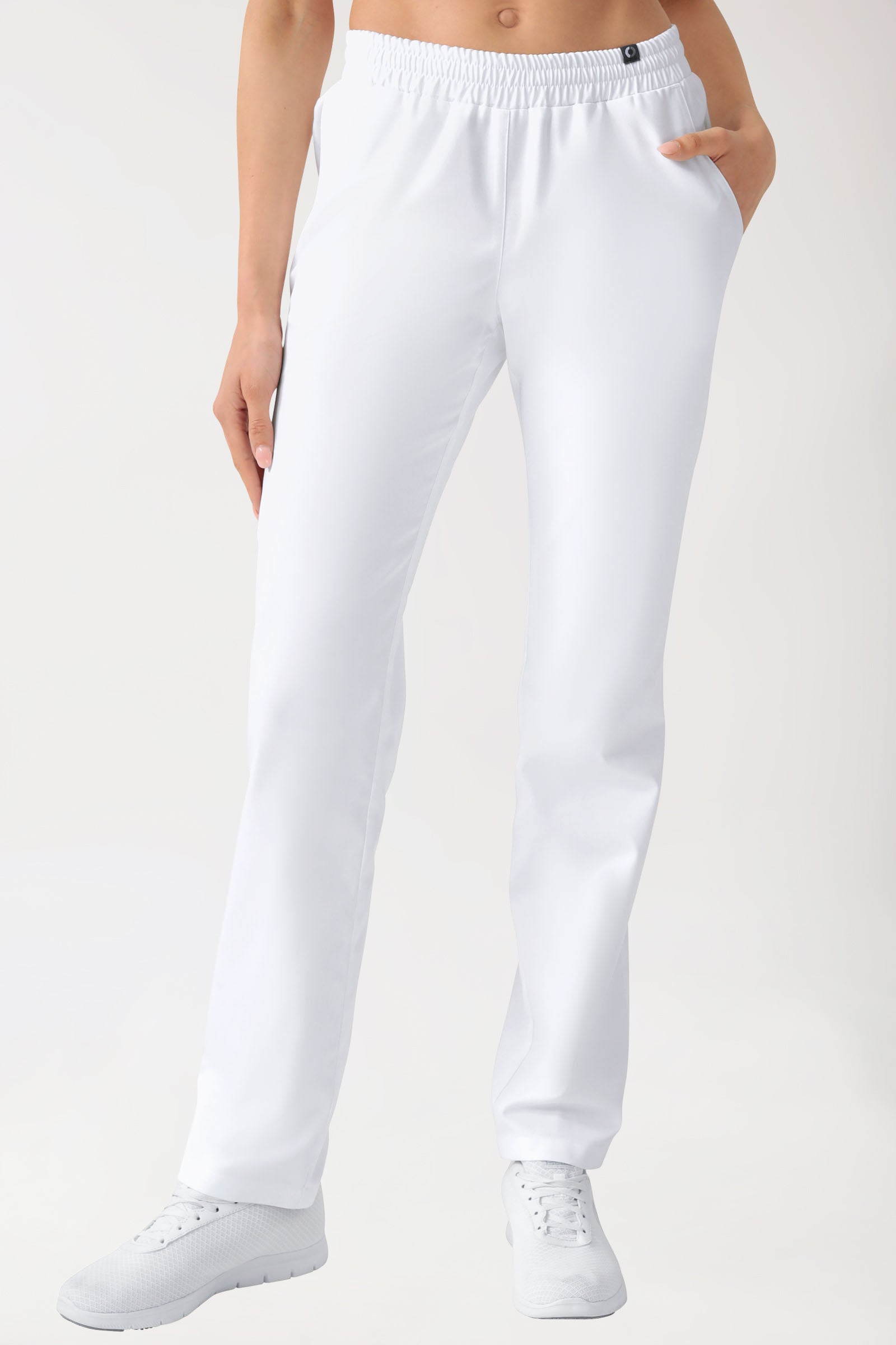 CORE Hose Damen - leicht vertiefter Bund weiss