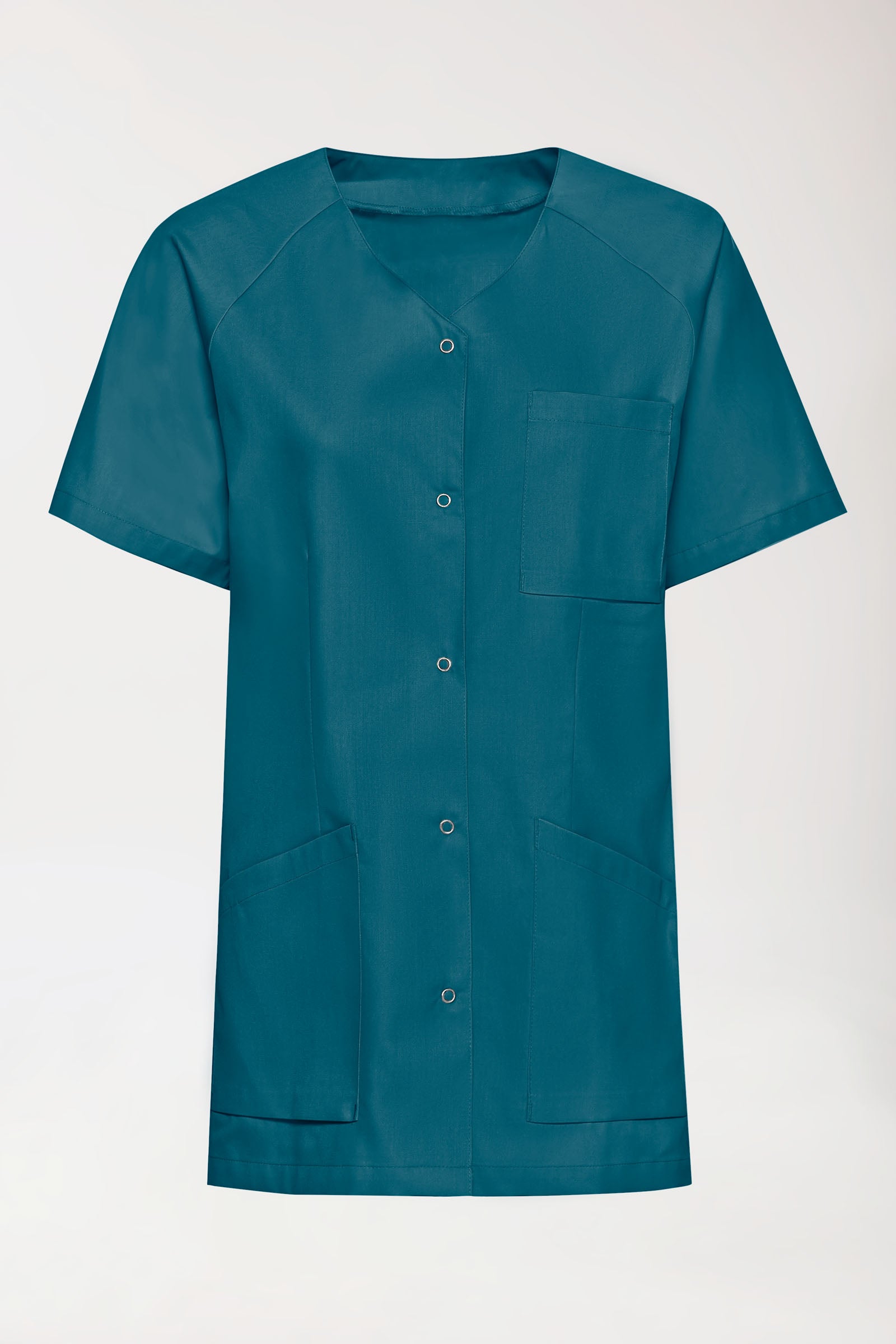 DER Kasack-Kasack Damen - durchgeknöpft petrol