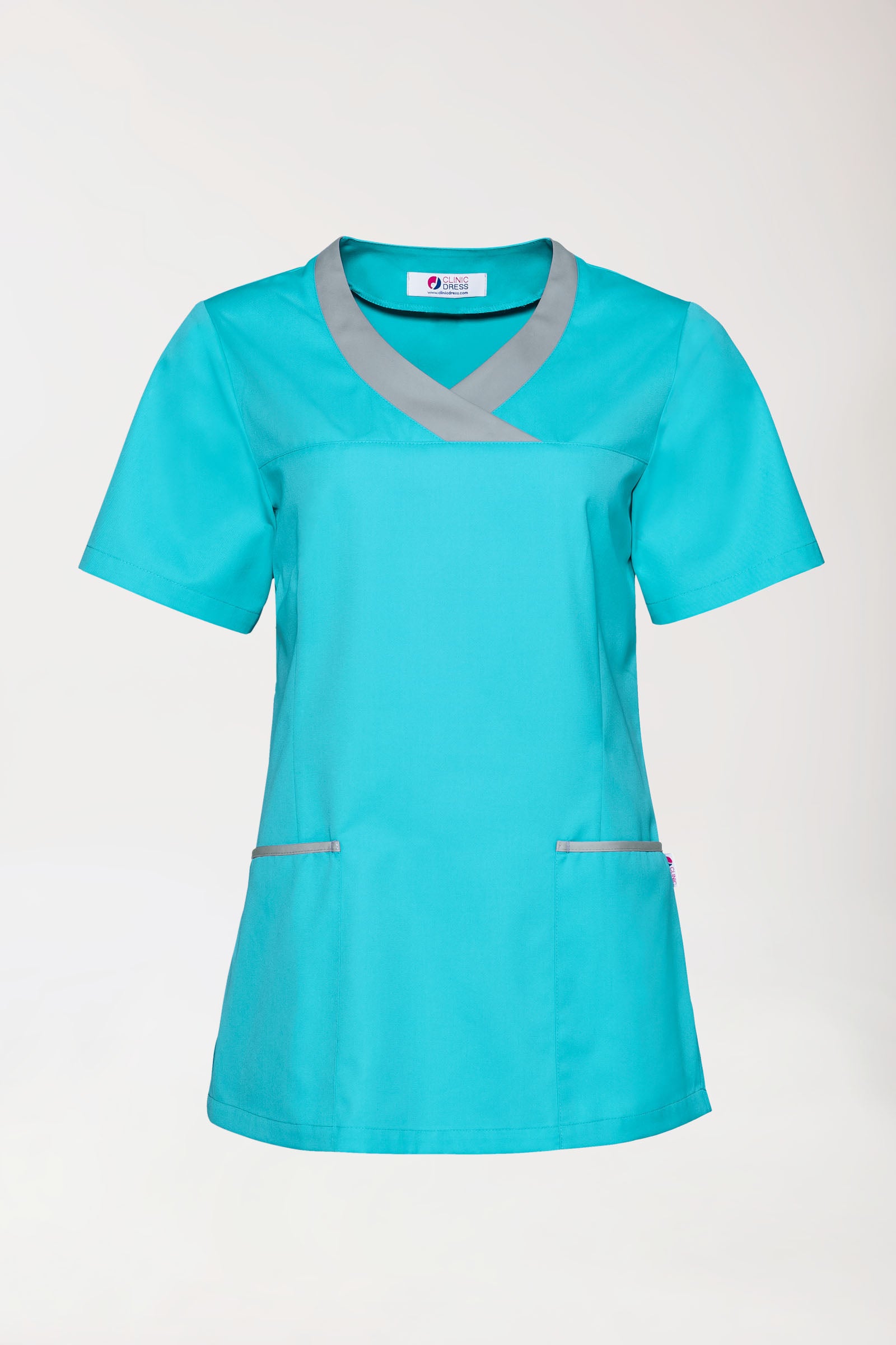 CORE Schlupfkasack Damen curaçao/grau, Vue de face 