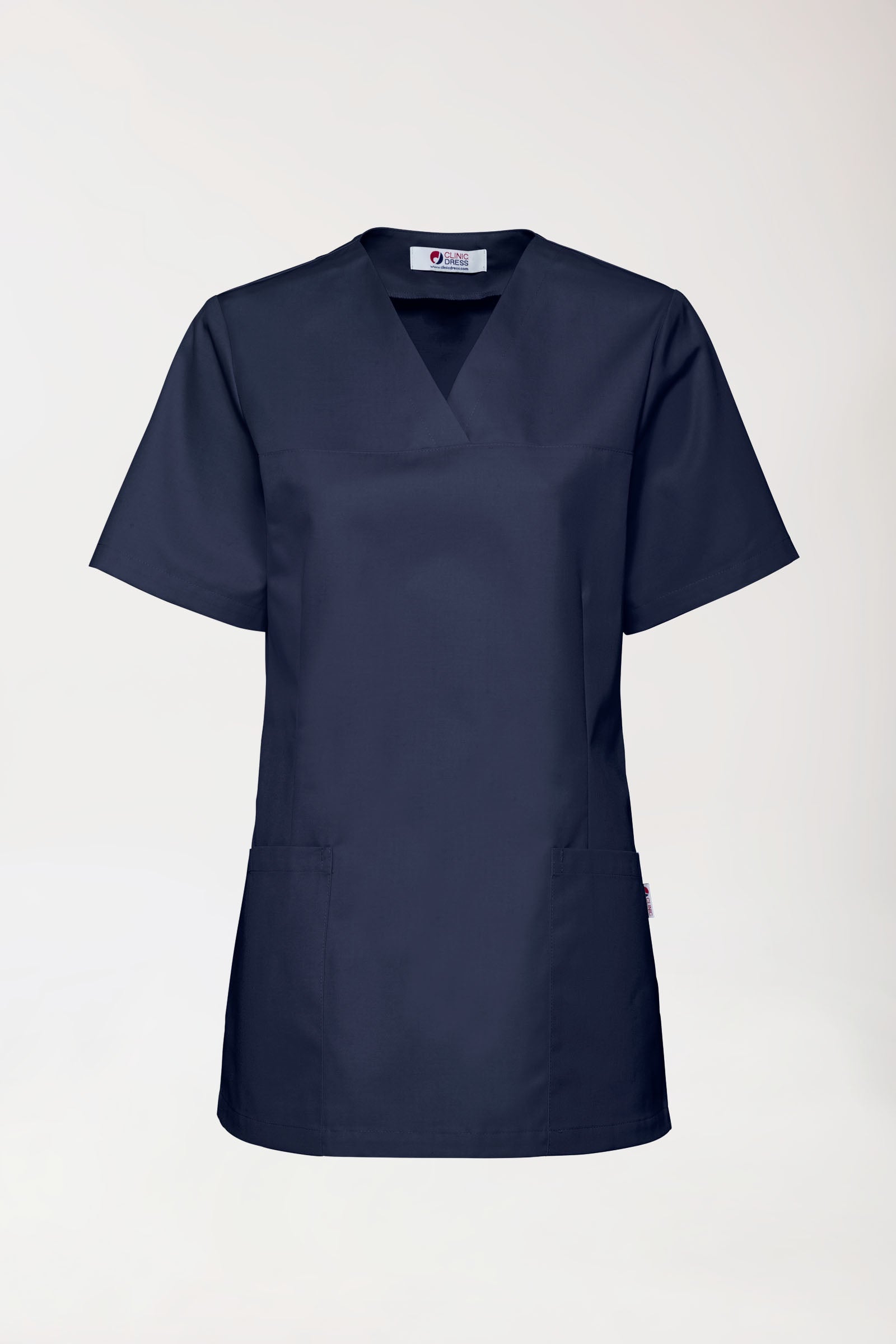 JUST STRONG Schlupfkasack Damen - V-Ausschnitt navy