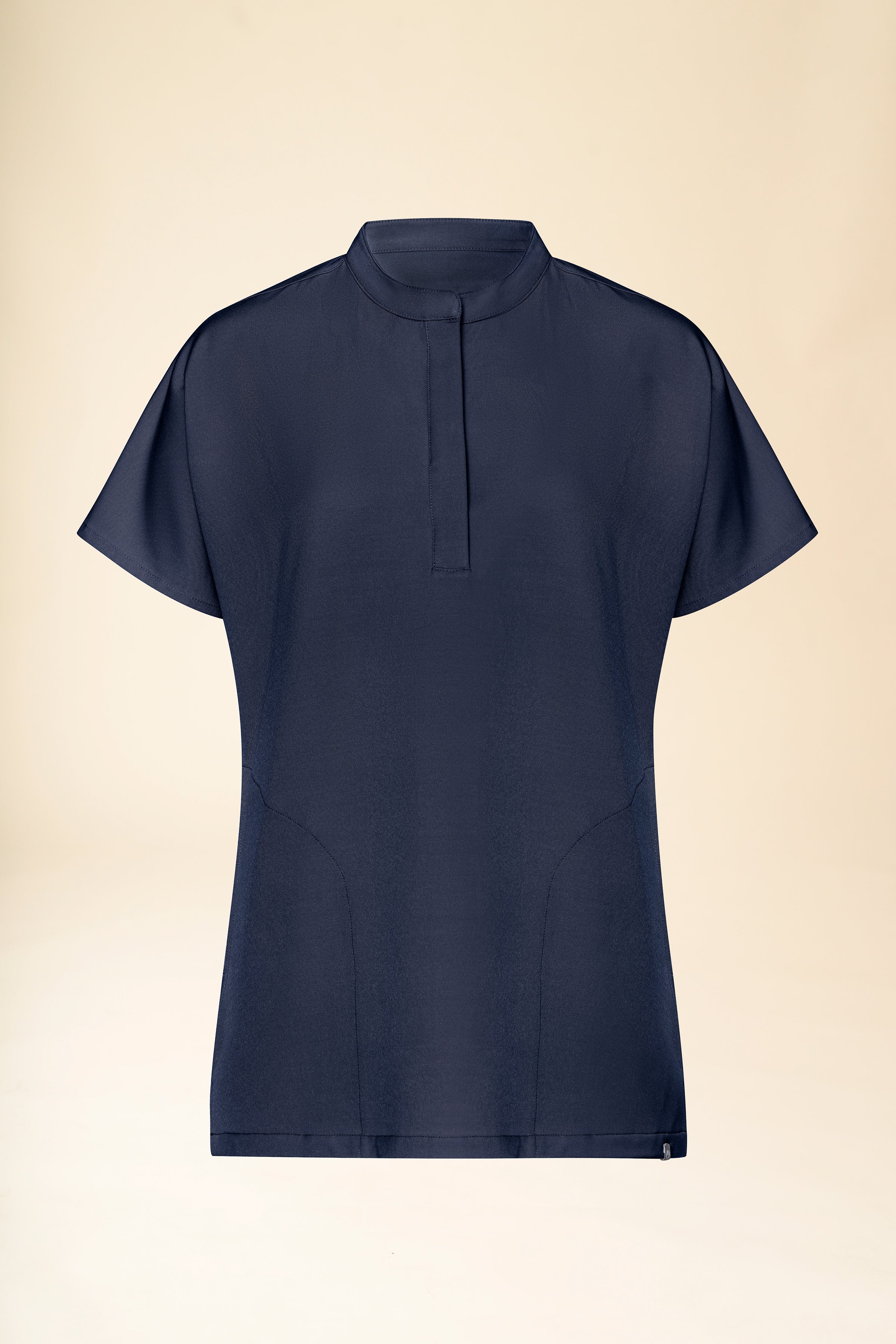 KAERE Schlupfkasack Damen - Stehkragen navy, Vue de face 