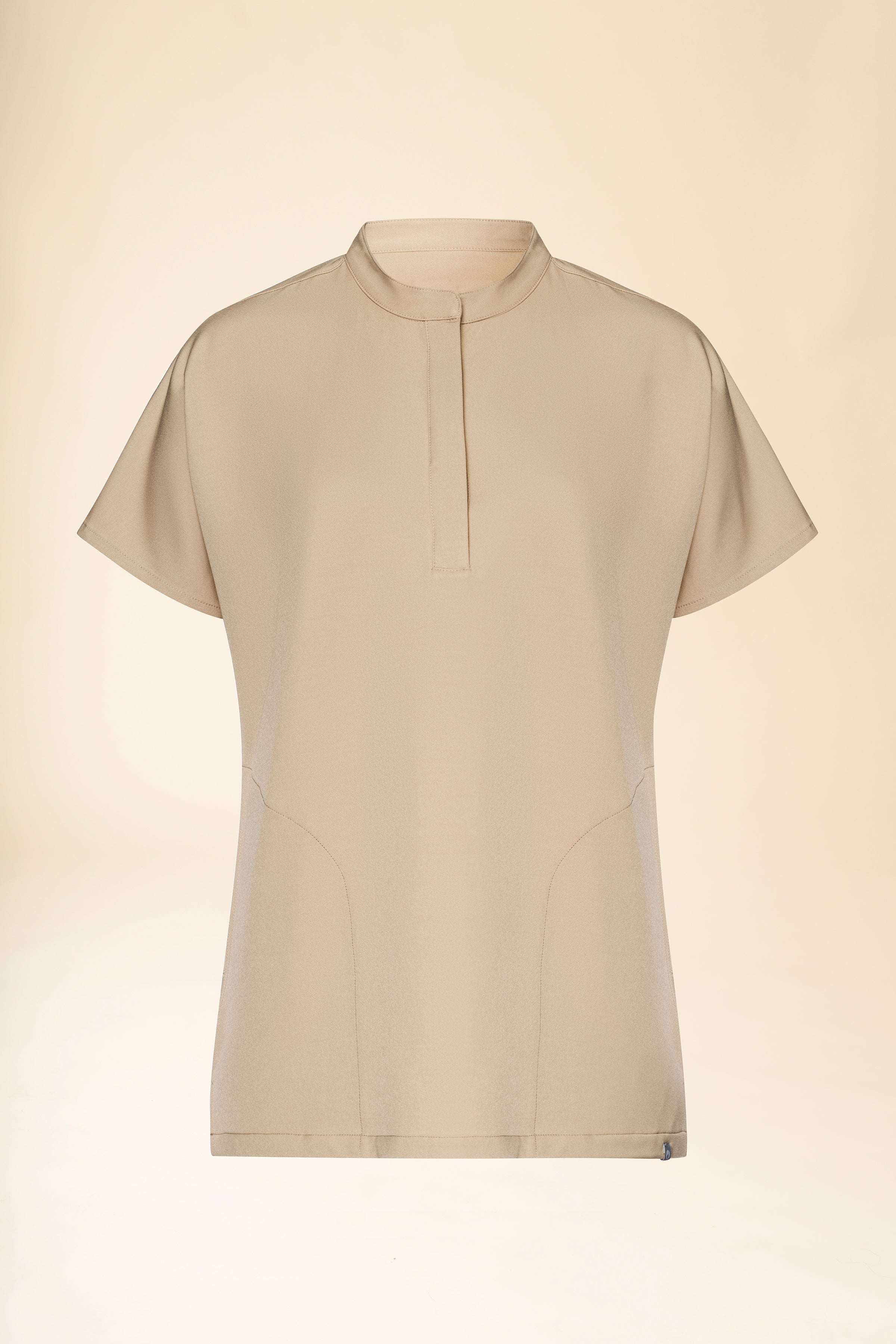 KAERE Schlupfkasack Damen - Stehkragen sand, Vue de face 