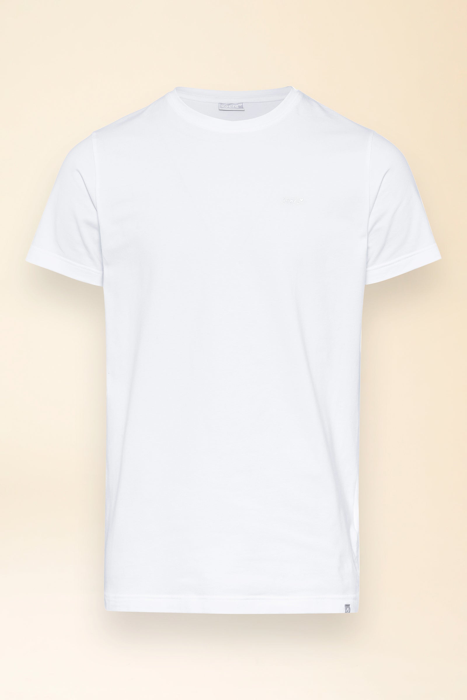 KAERE Shirt Herren - Kurzarm weiss, Vue de face 