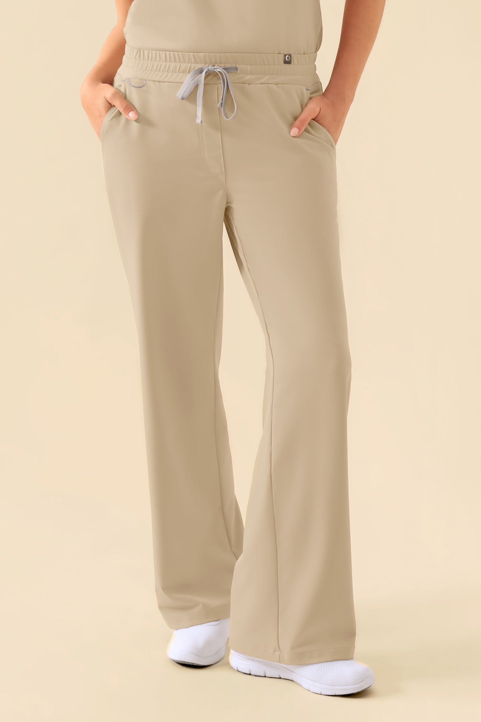 KAERE Hose Damen - weites Bein sand