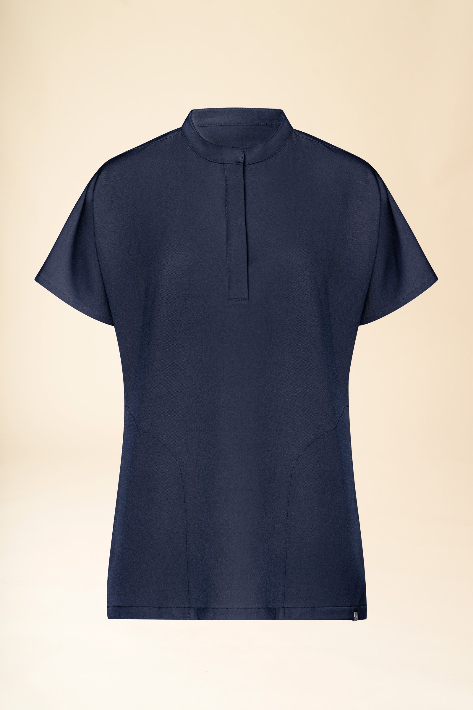 KAERE Schlupfkasack Damen - Stehkragen navy, Vue de face 